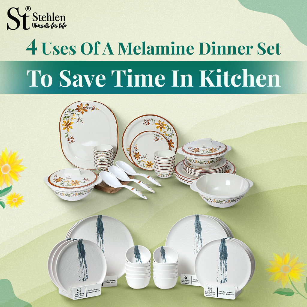4 Uses of a Melamine Dinner Set to Save Time in Kitchen