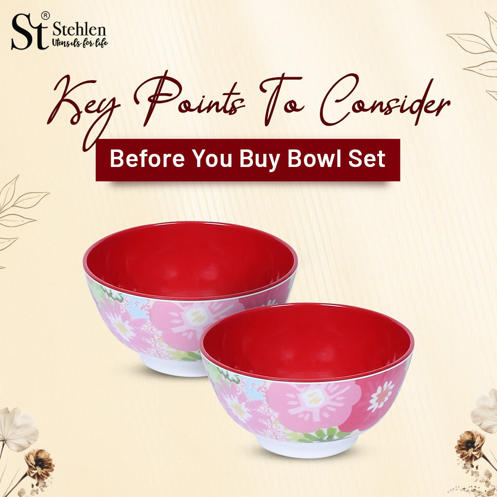 Key Points to Consider Before You Buy Bowl Set