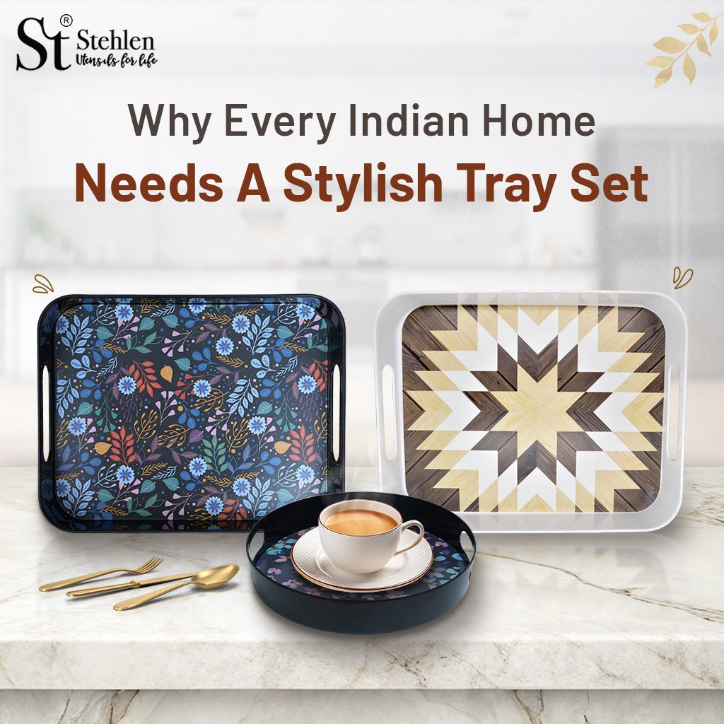 Why Every Indian Home Needs a Stylish Tray Set