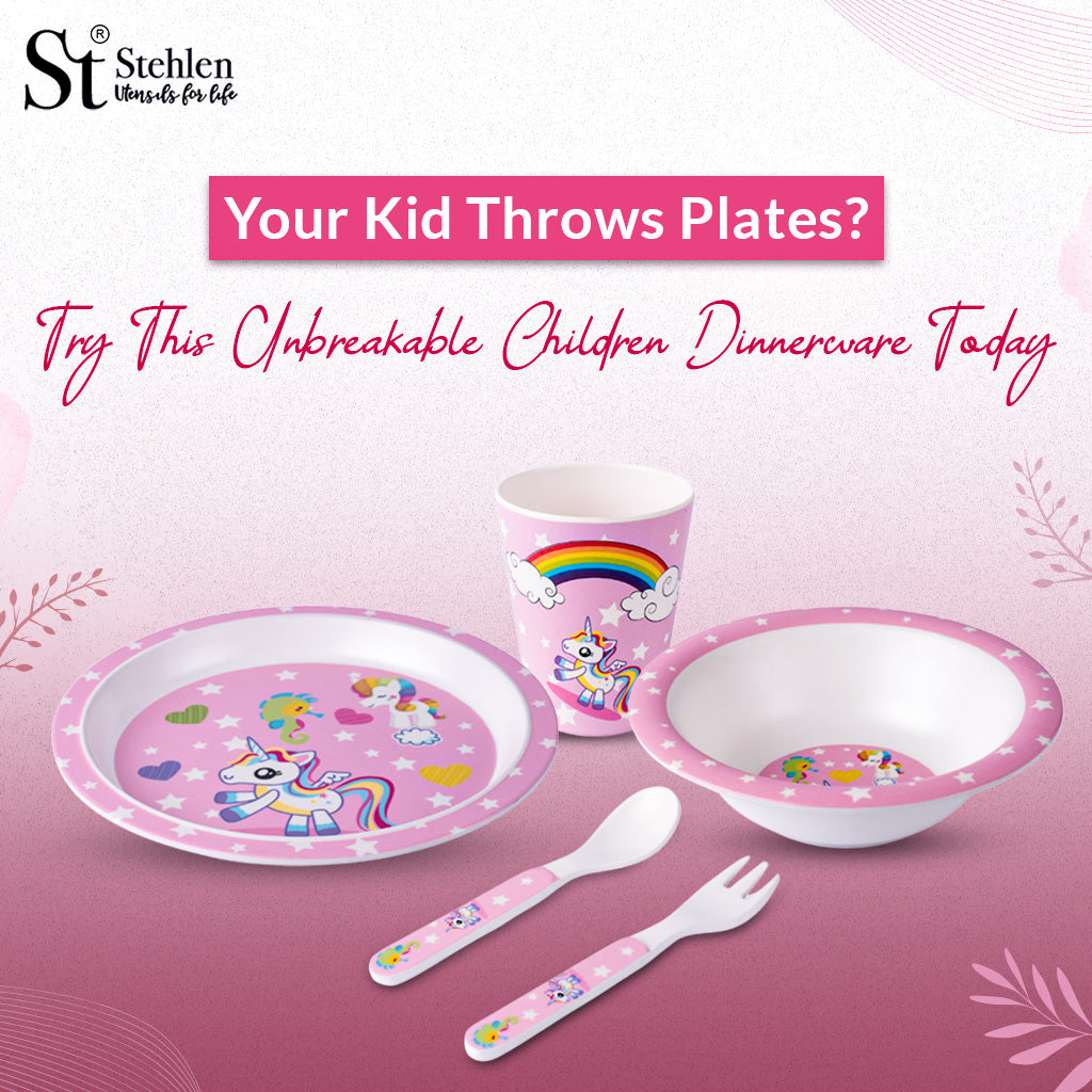 Your Kid Throws Plates? Try This Unbreakable Children Dinnerware Today