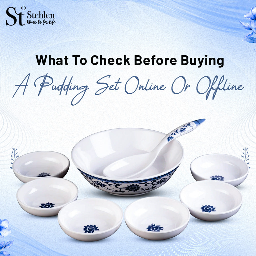 What to Check Before Buying a Pudding Set Online or Offline