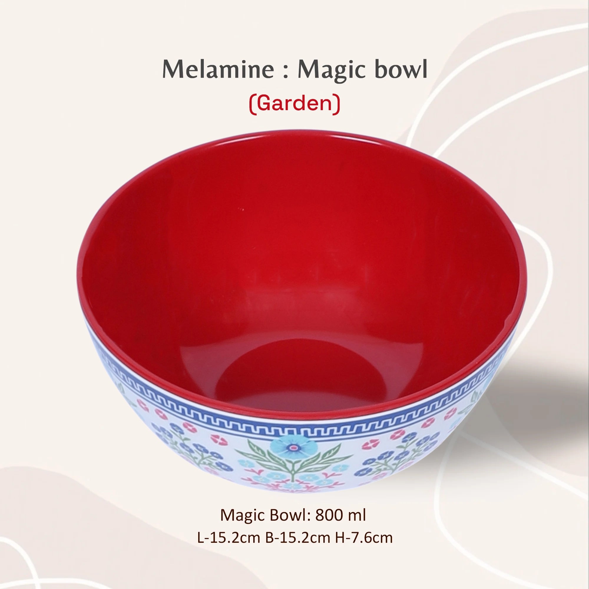Stehlen Magic Bowl, Pure Melamine, GARDEN