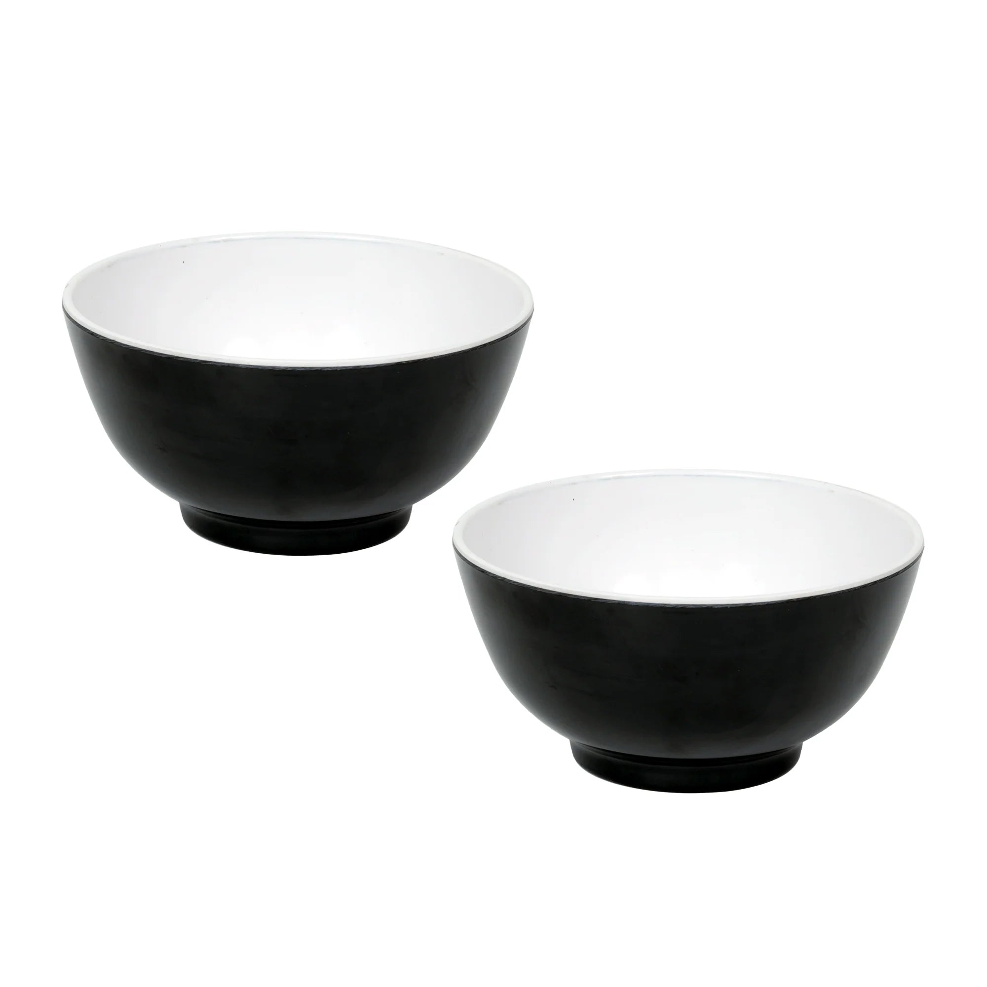 Stehlen Magic Bowl, Pure Melamine,400ml- BLACK WHITE