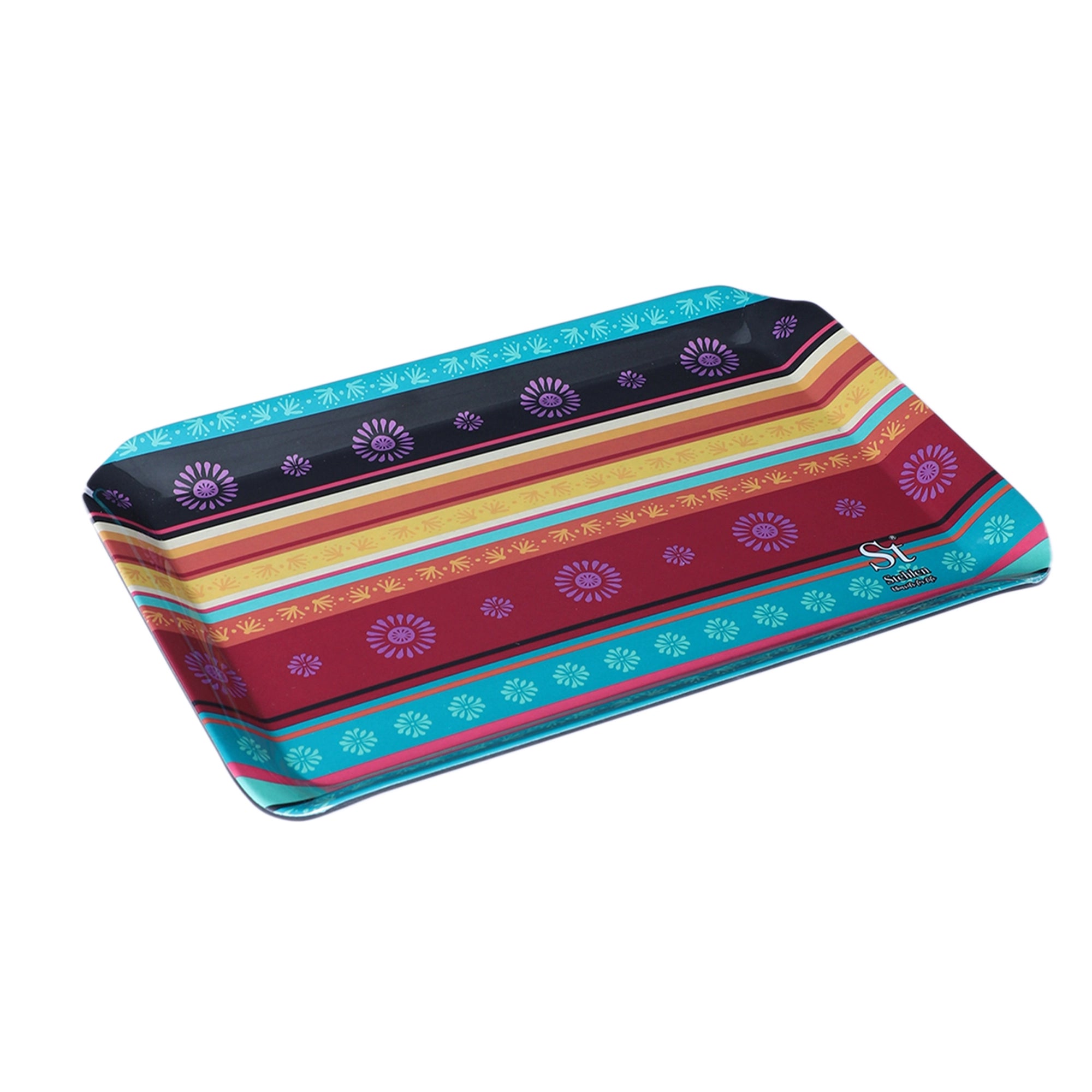 Stehlen Small Ombre Eco Tray, Pure melamine, SET OF 3, FLORA