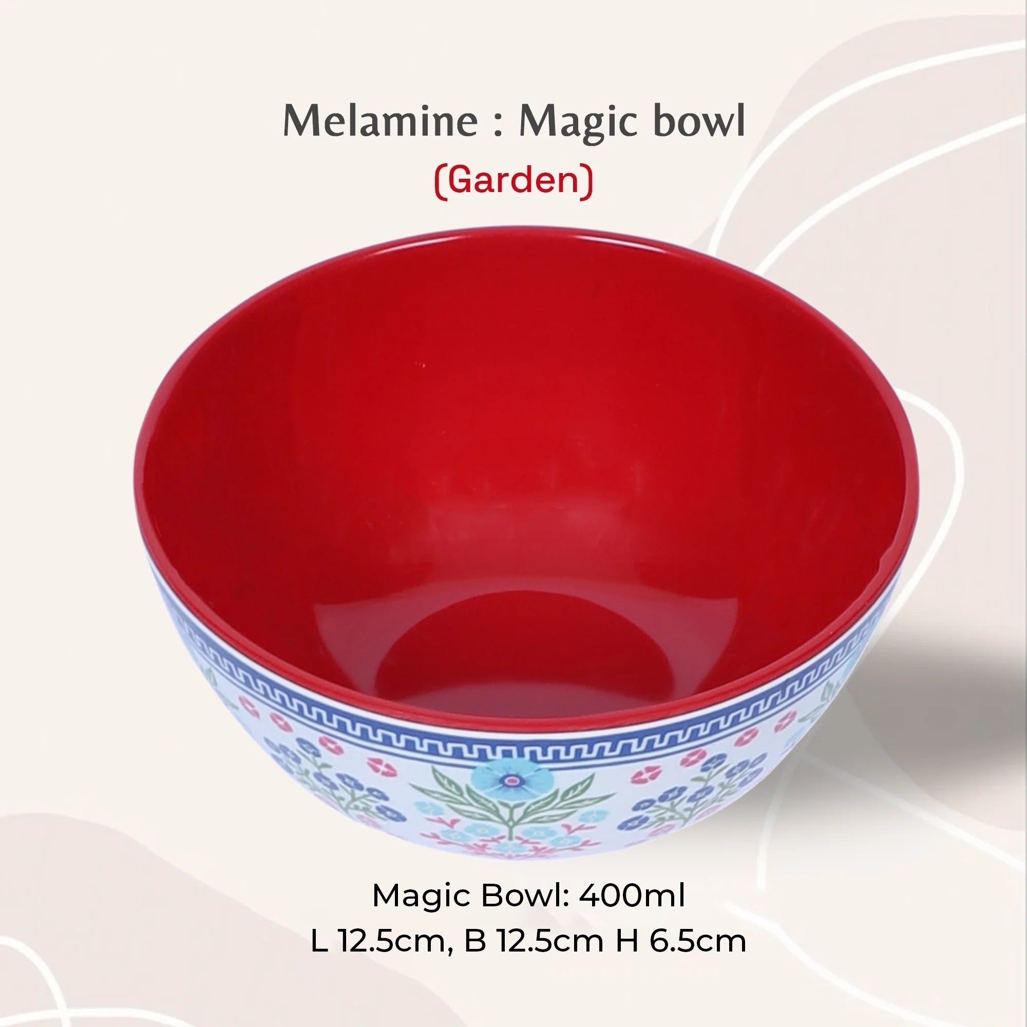 Stehlen Magic Bowl, Pure Melamine, 400ml- GARDEN