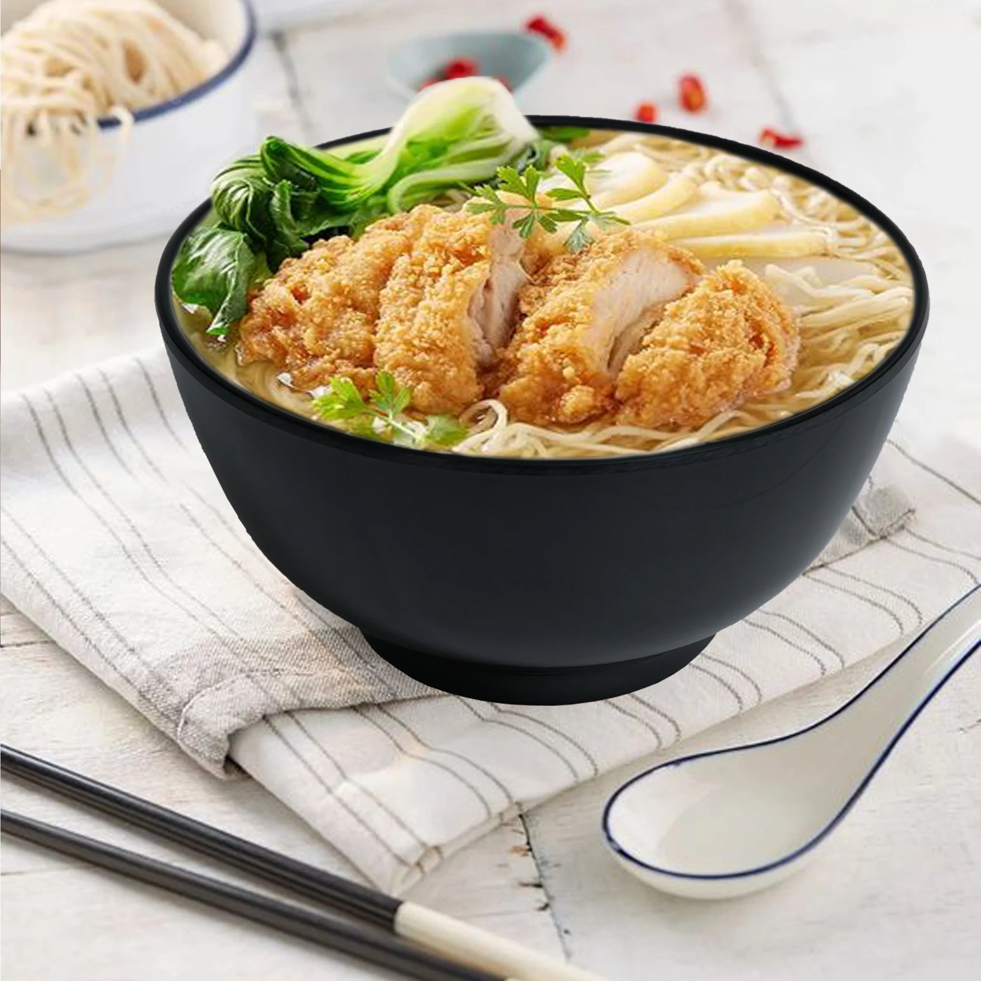 Stehlen Magic Bowl, Pure Melamine,400ml- Black