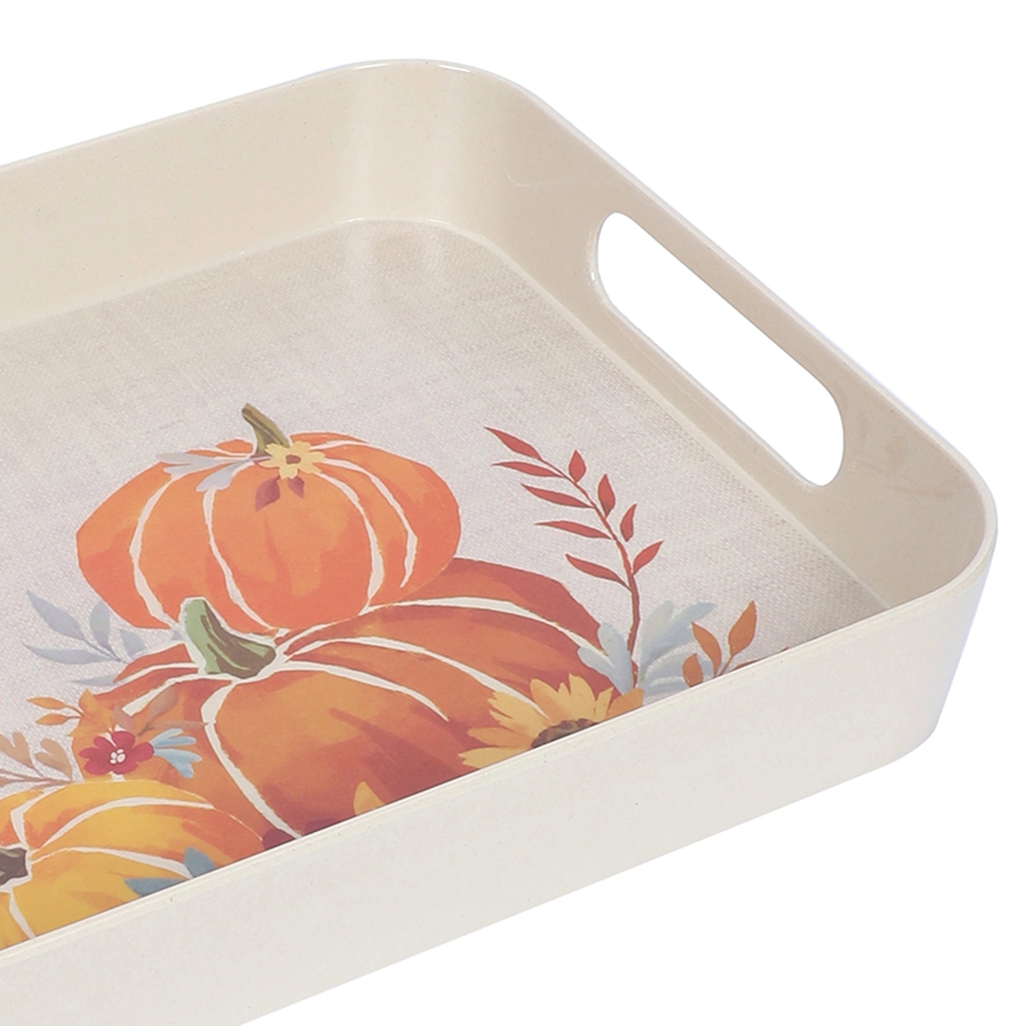 Stehlen 100% Pure melamine Block Tray - PUMPKIN