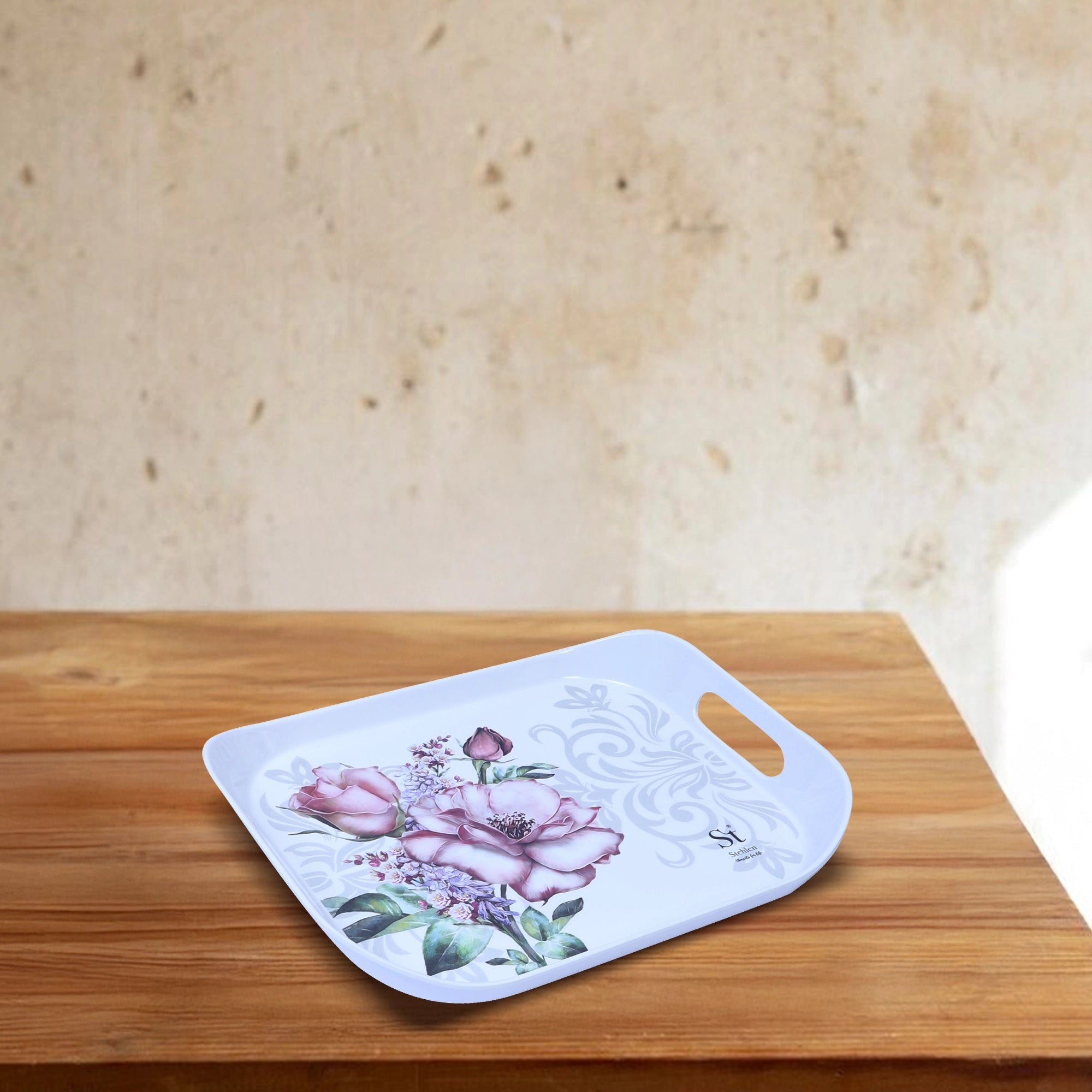Stehlen Era tray, Pure melamine, AURA