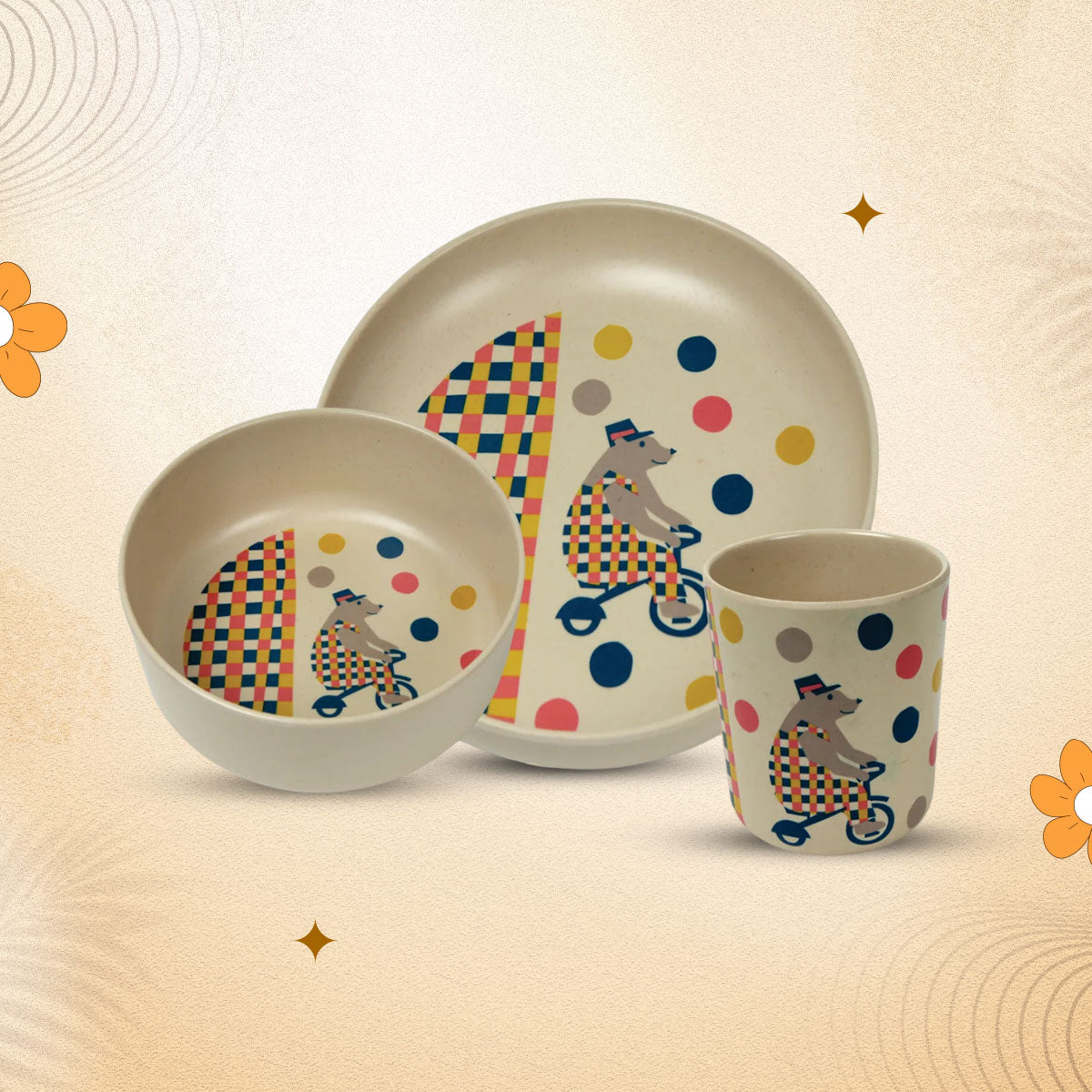 3-piece-kids-dinner-set- Bear Stageland