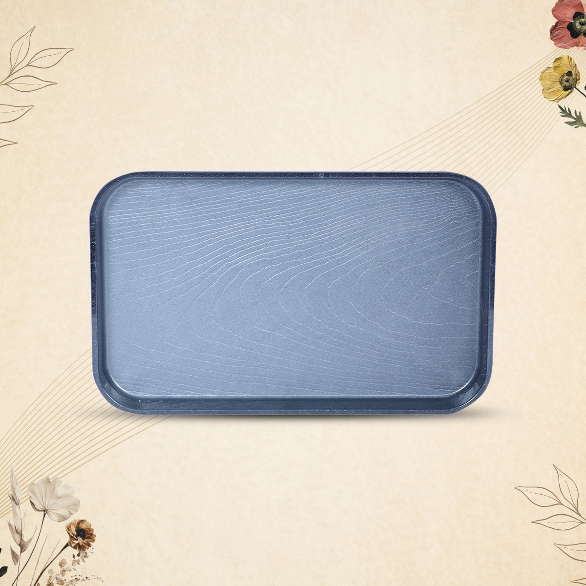 Stehlen Small Xen Tray, Pure Melamine, METALLIC GRAY