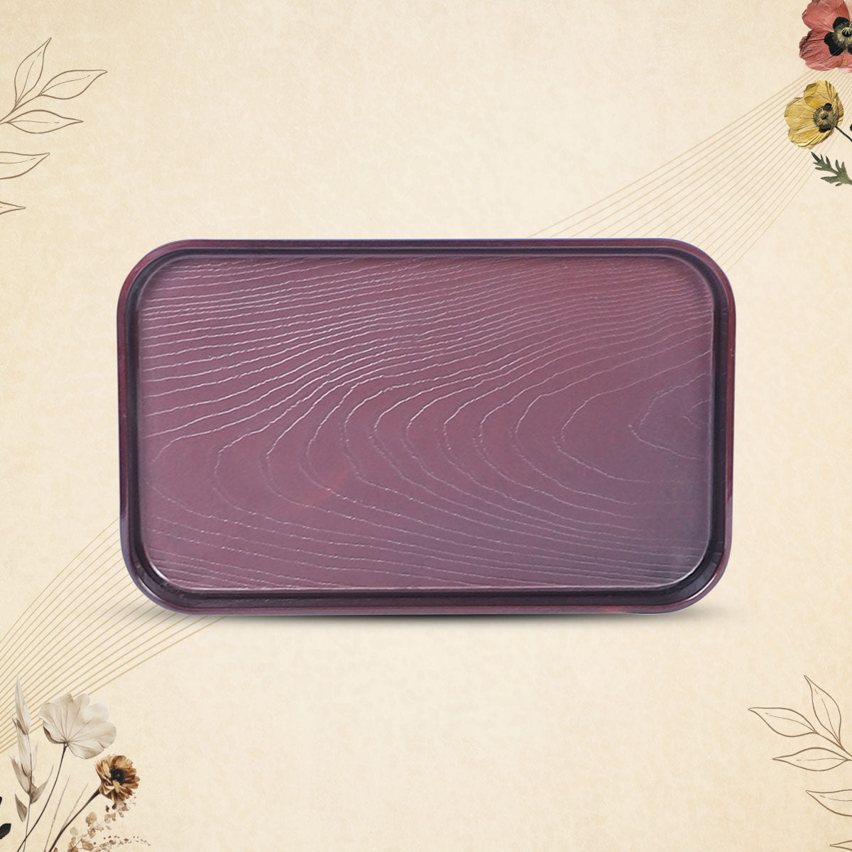 Stehlen Small Xen Tray, Pure Melamine, METALLIC RED