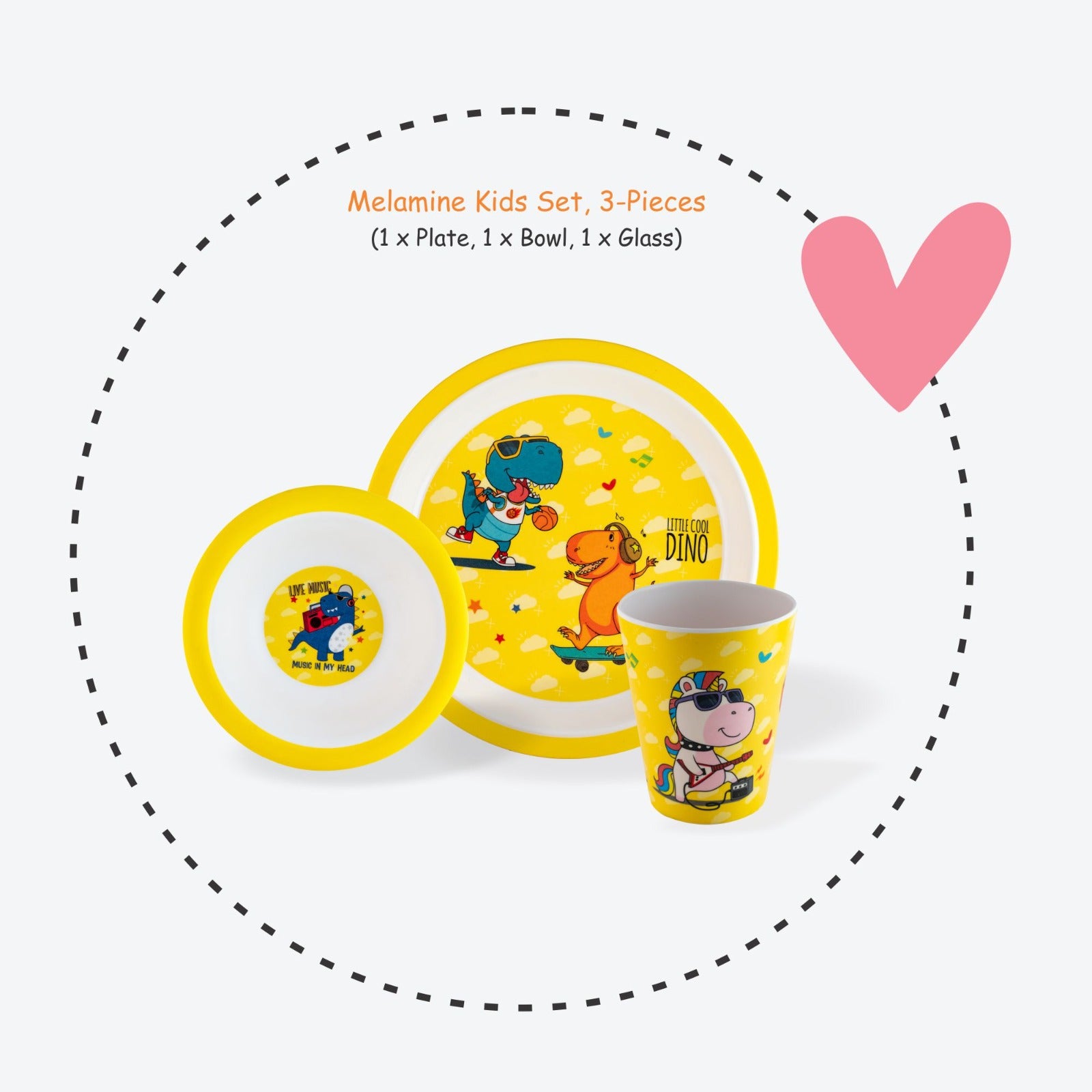 3-piece-kids-dinner-set- Maria Mermaid