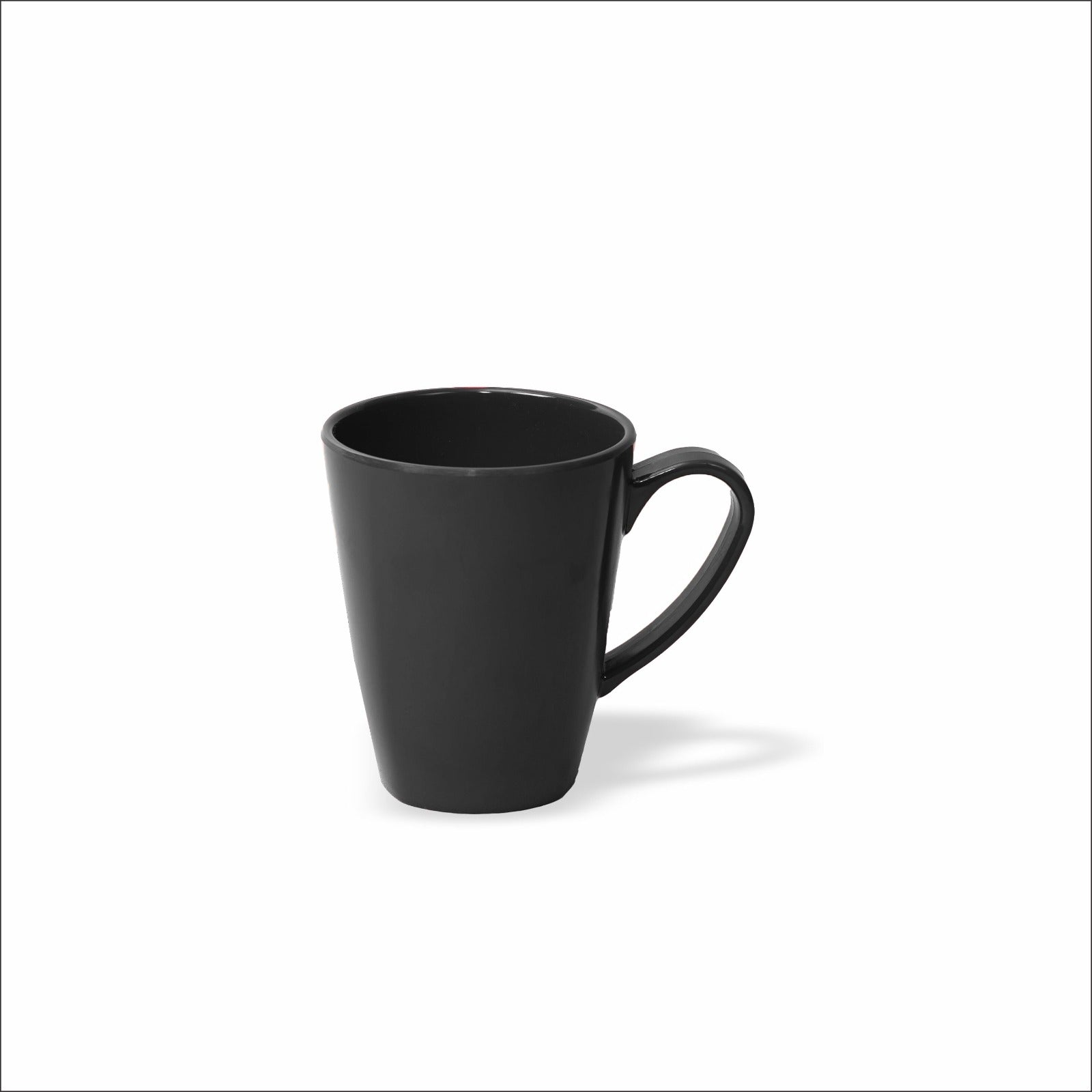 Stehlen 100% Pure melamine Grande Coffee Mugs- Black
