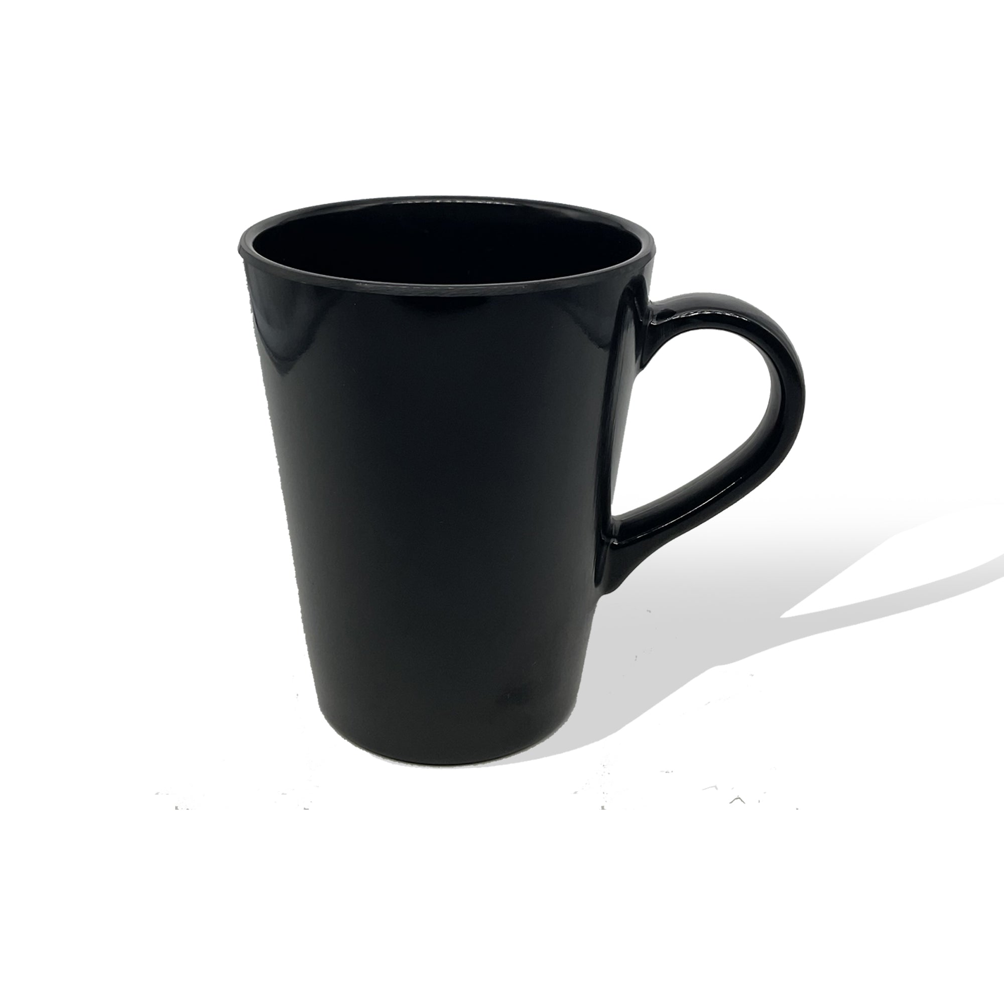 Stehlen 100% Pure melamine Tall Coffee Mugs- Black
