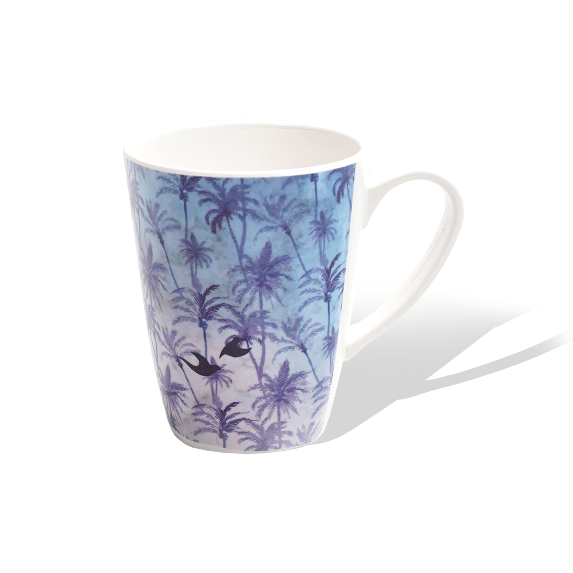 Stehlen 100% Pure melamine Grande Coffee Mugs- Palm Tree