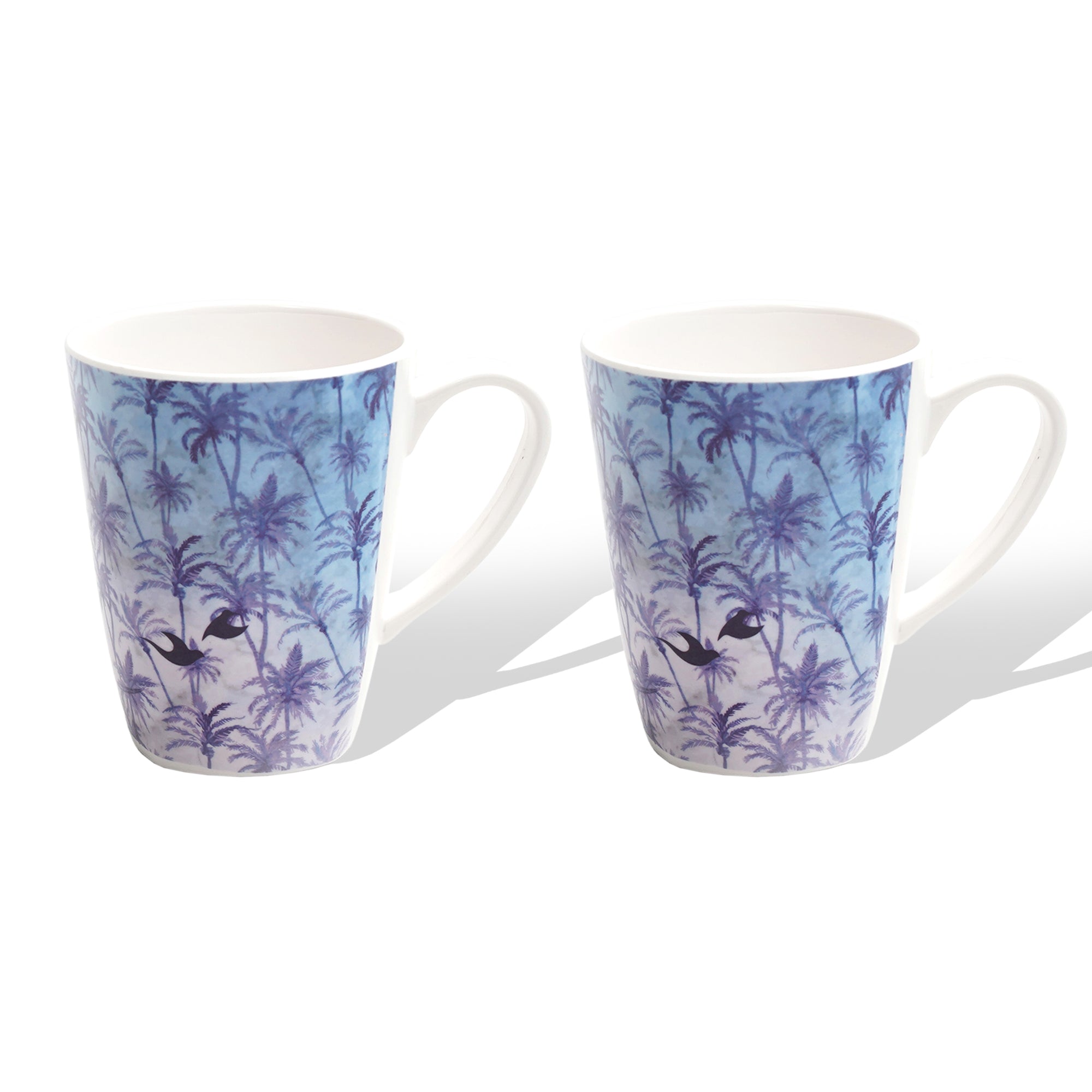 Stehlen 100% Pure melamine Grande Coffee Mugs- Palm Tree