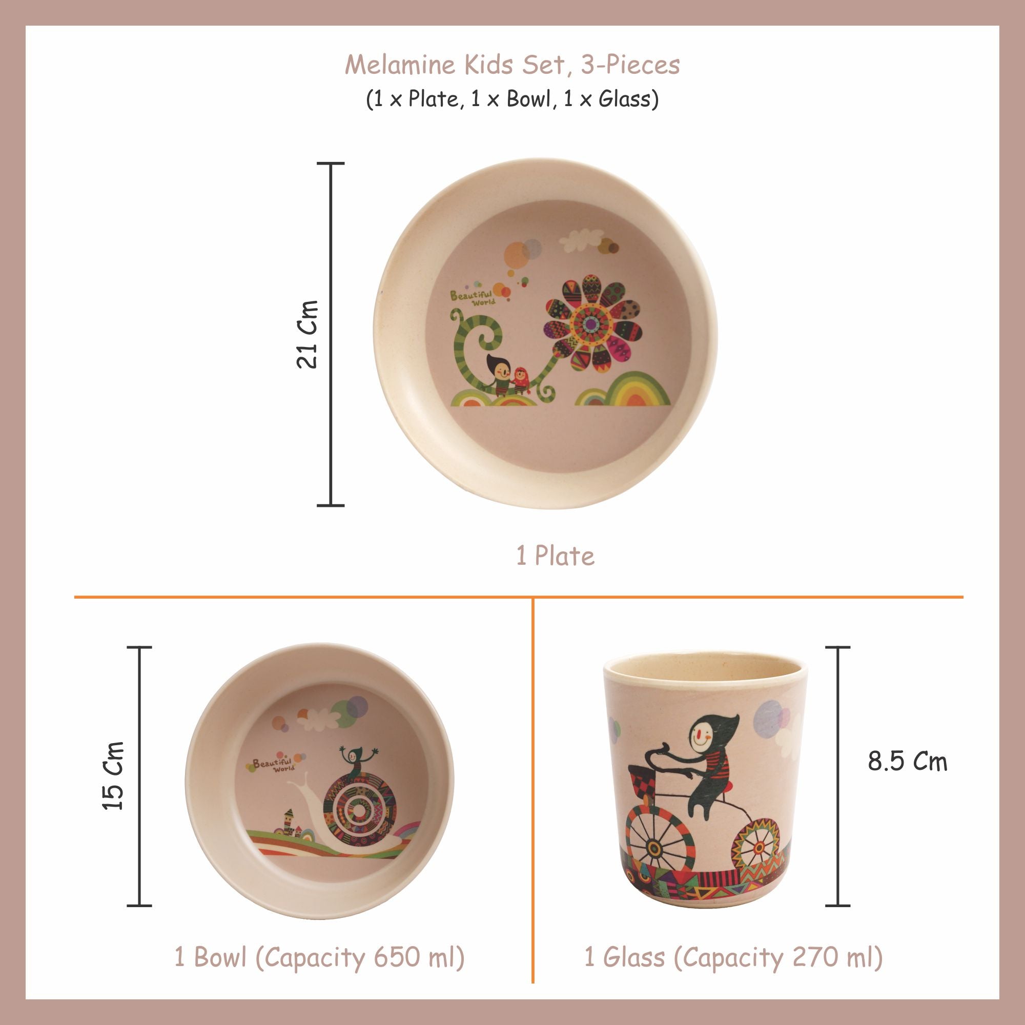 3-piece-kids-dinner-set- Beautiful World