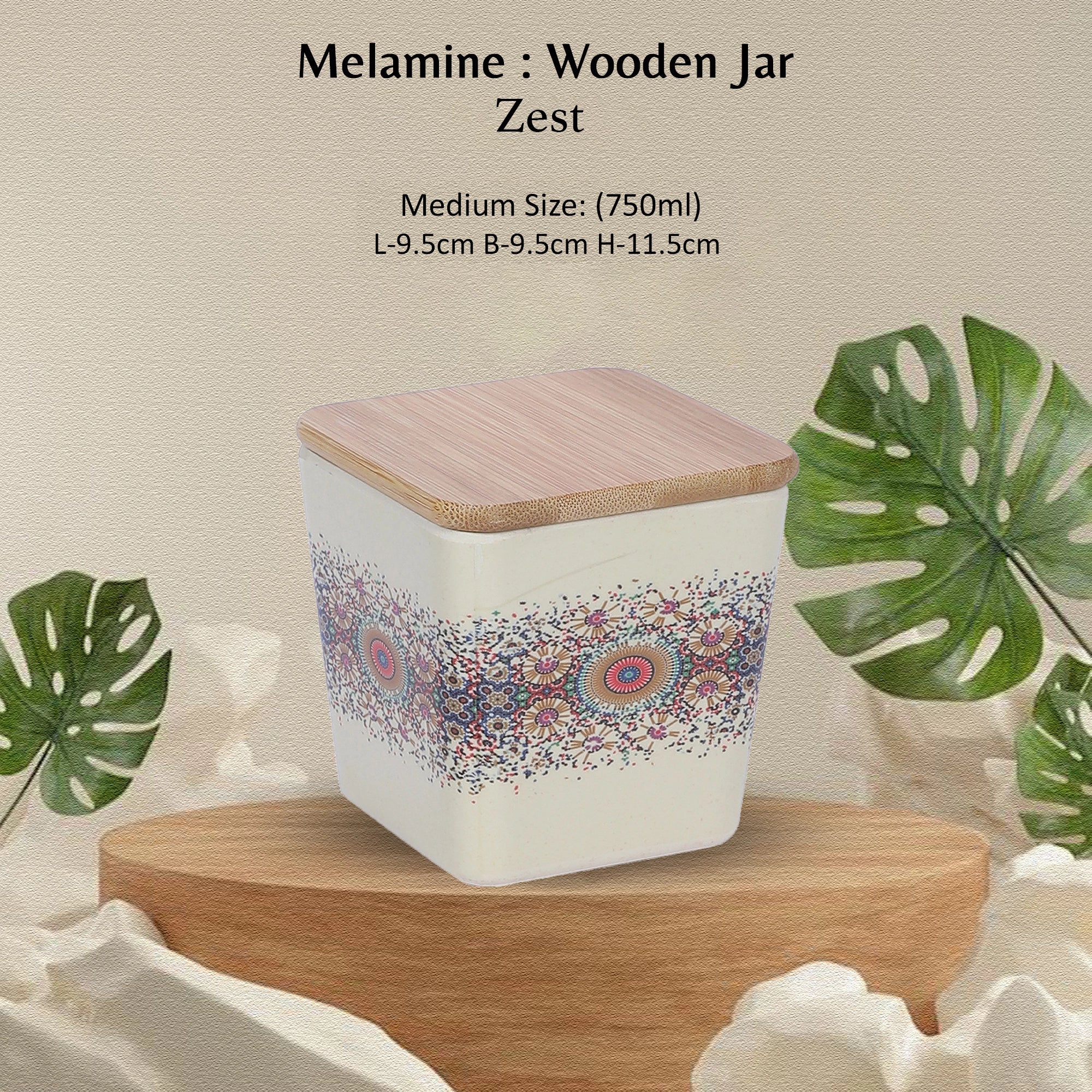 Stehlen 100% Pure melamine Wooden Jars- HEAVEN