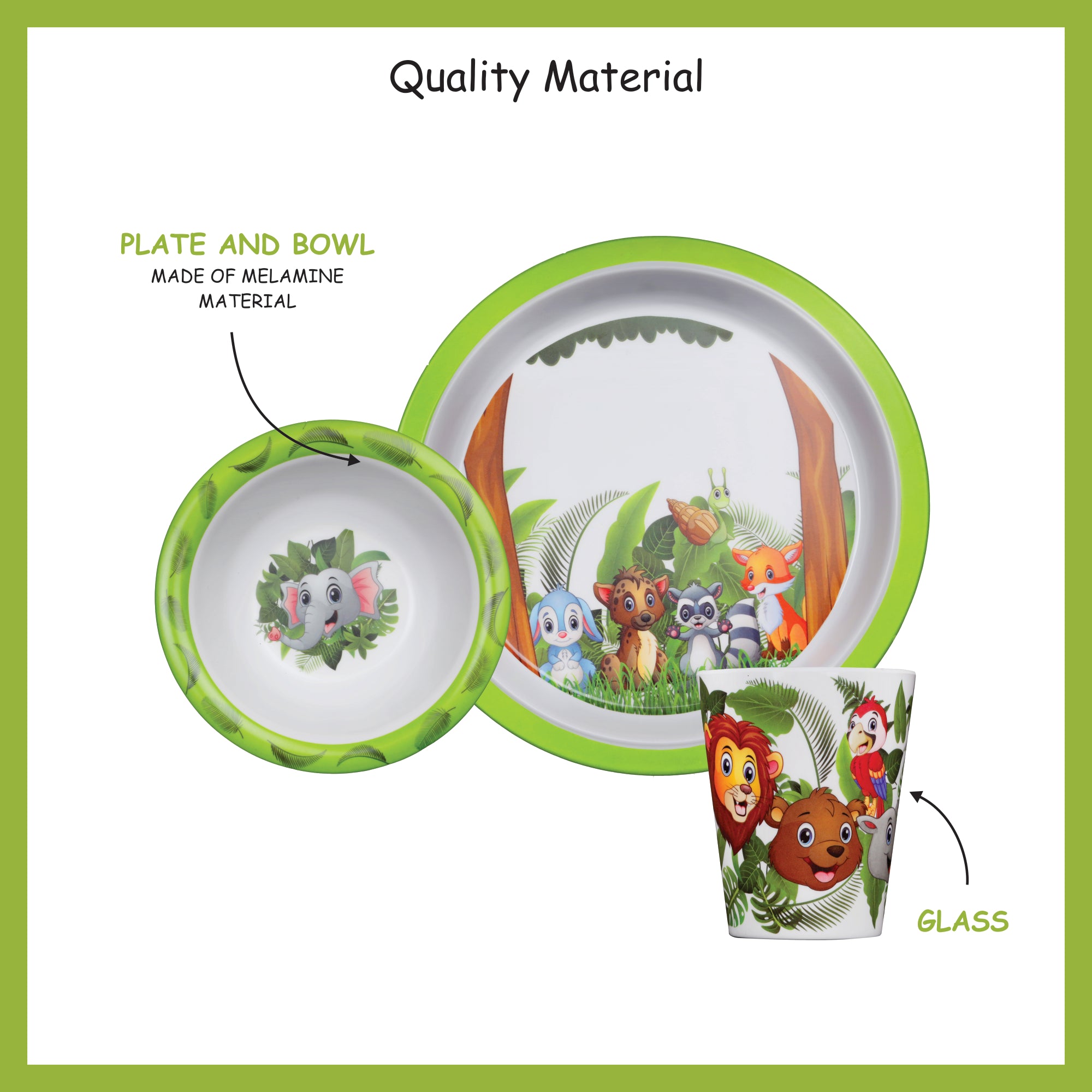 3-piece-kids-dinner-set - Jungle Book
