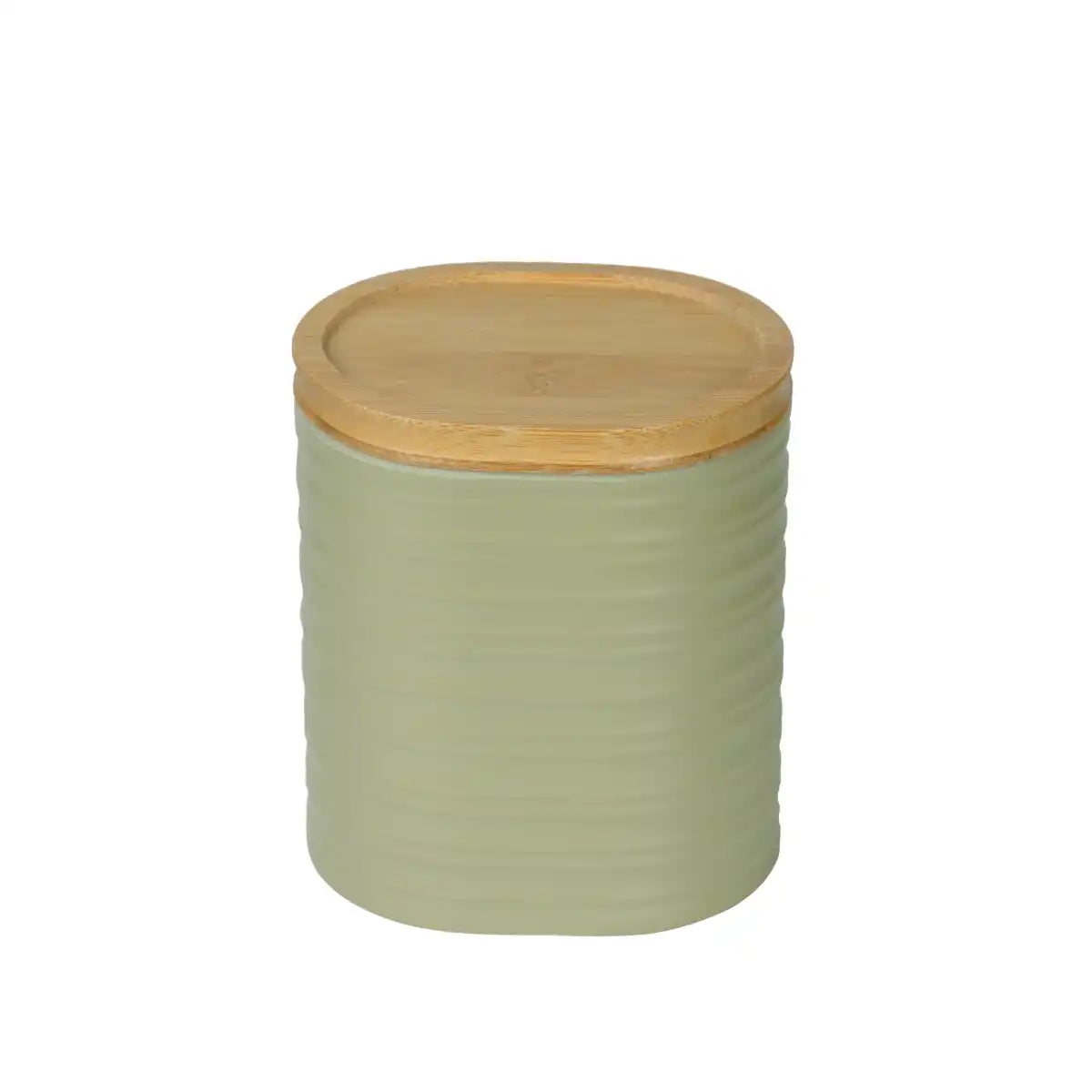 Wooden Lid Canister Set with Swirl Series | Medium Size Airtight Storage Gift Set - 100% Food Safe