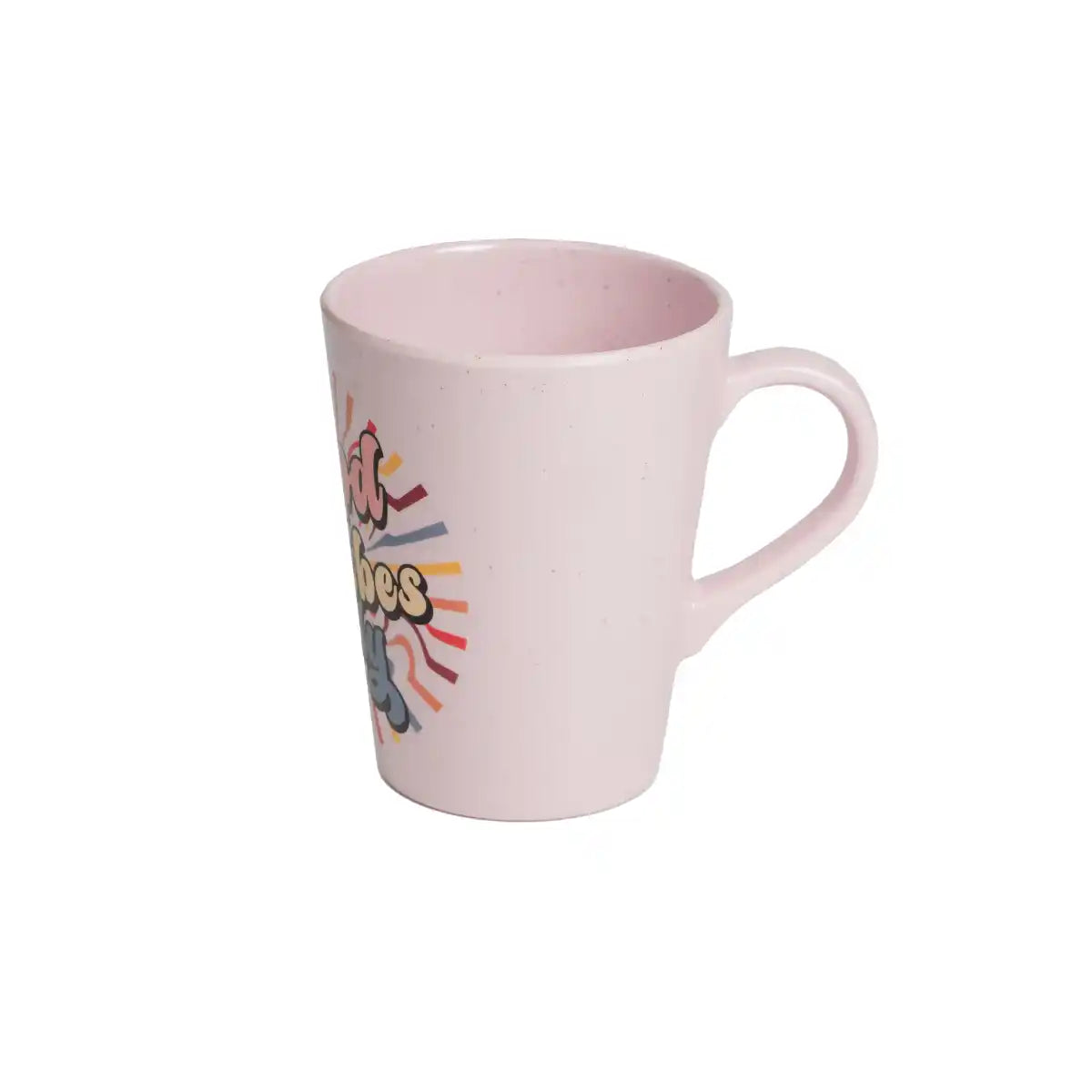 Round Melamine Good Vibes Mug | Mugs & Tumblers Series – 100% Food Safe