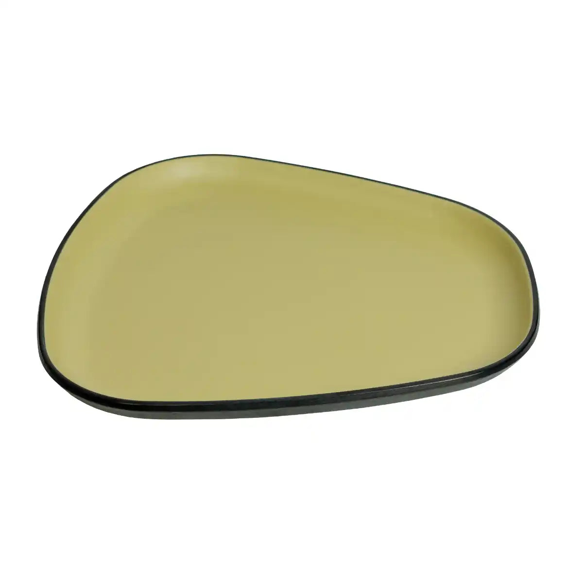 Dual Olive Melamine Trinity Platter | 8.5