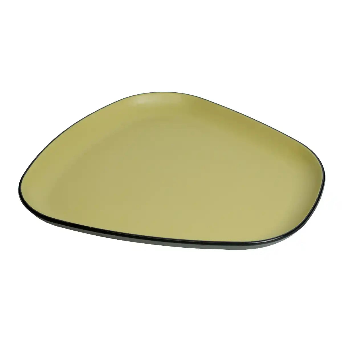 Dual Olive Melamine Trinity Platter | 8.5