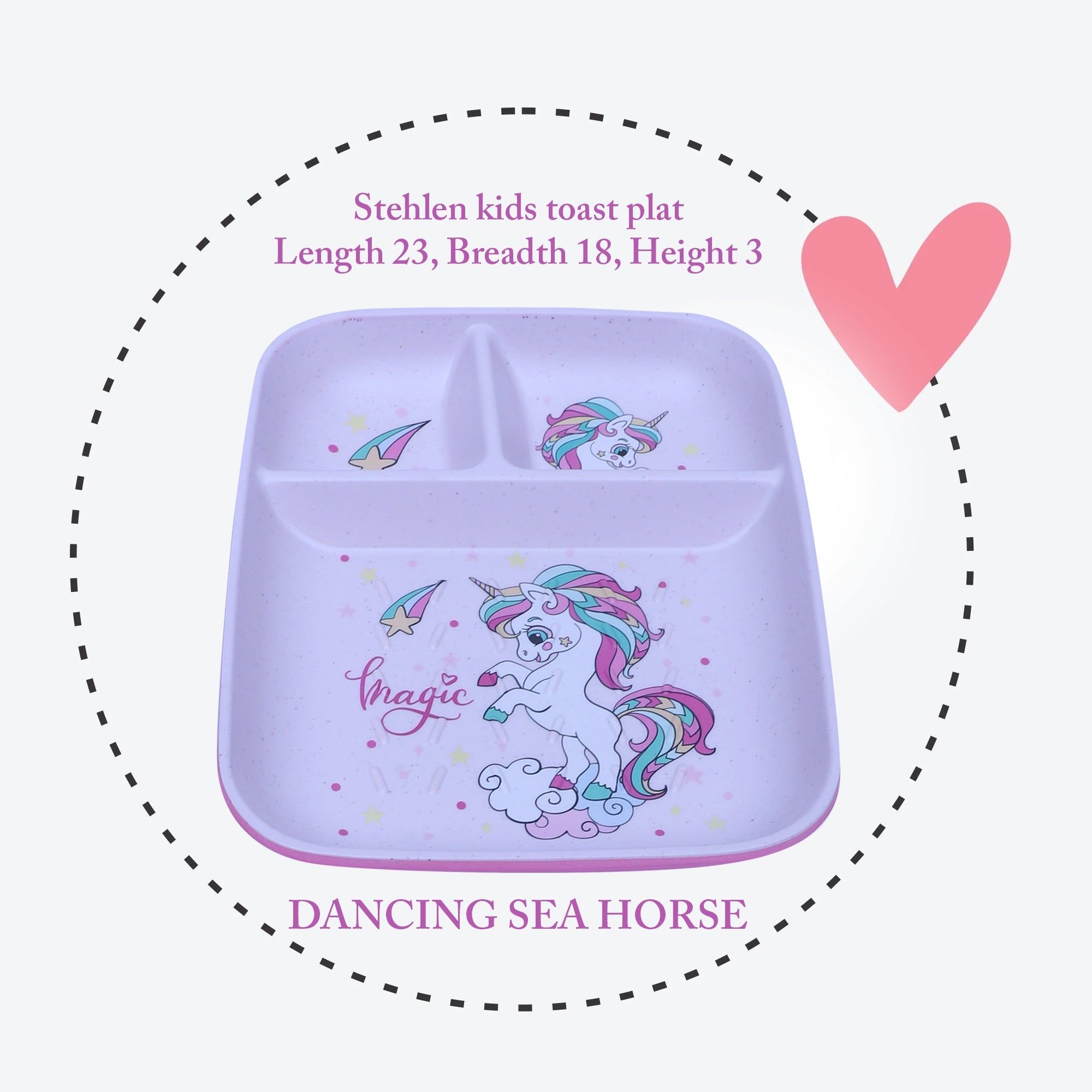 Kids Toast Plate