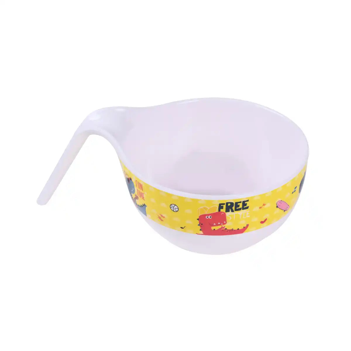 Round Melamine Maria Mermaid Kids Handle Bowl | Kidsware Series – 100% Food Safe