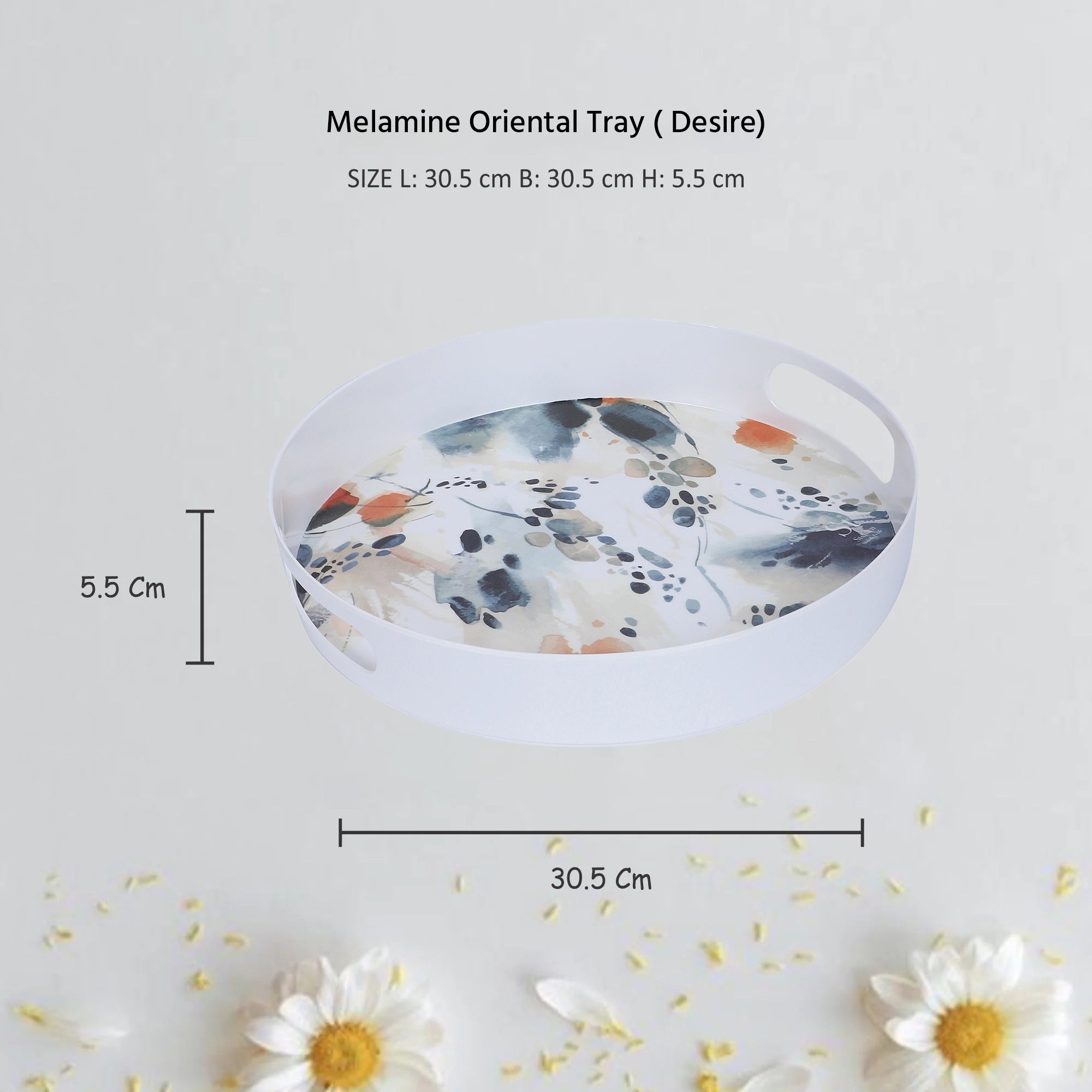 Stehlen 100% Pure melamine Oriental Tray- DESIRE