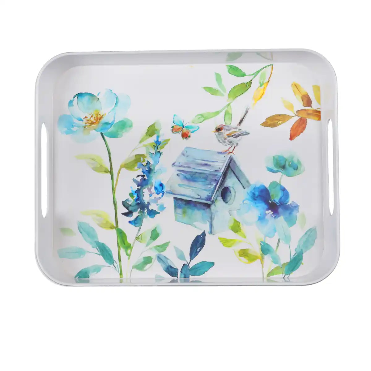 Rectangular Melamine Treehouse Serving Tray | Nature Series – 100% Food Safe