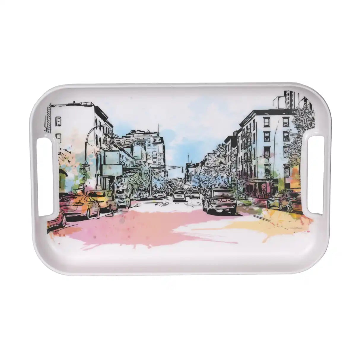 Canvas Street Melamine Oracle Tray Set | 3-Piece serving Collection