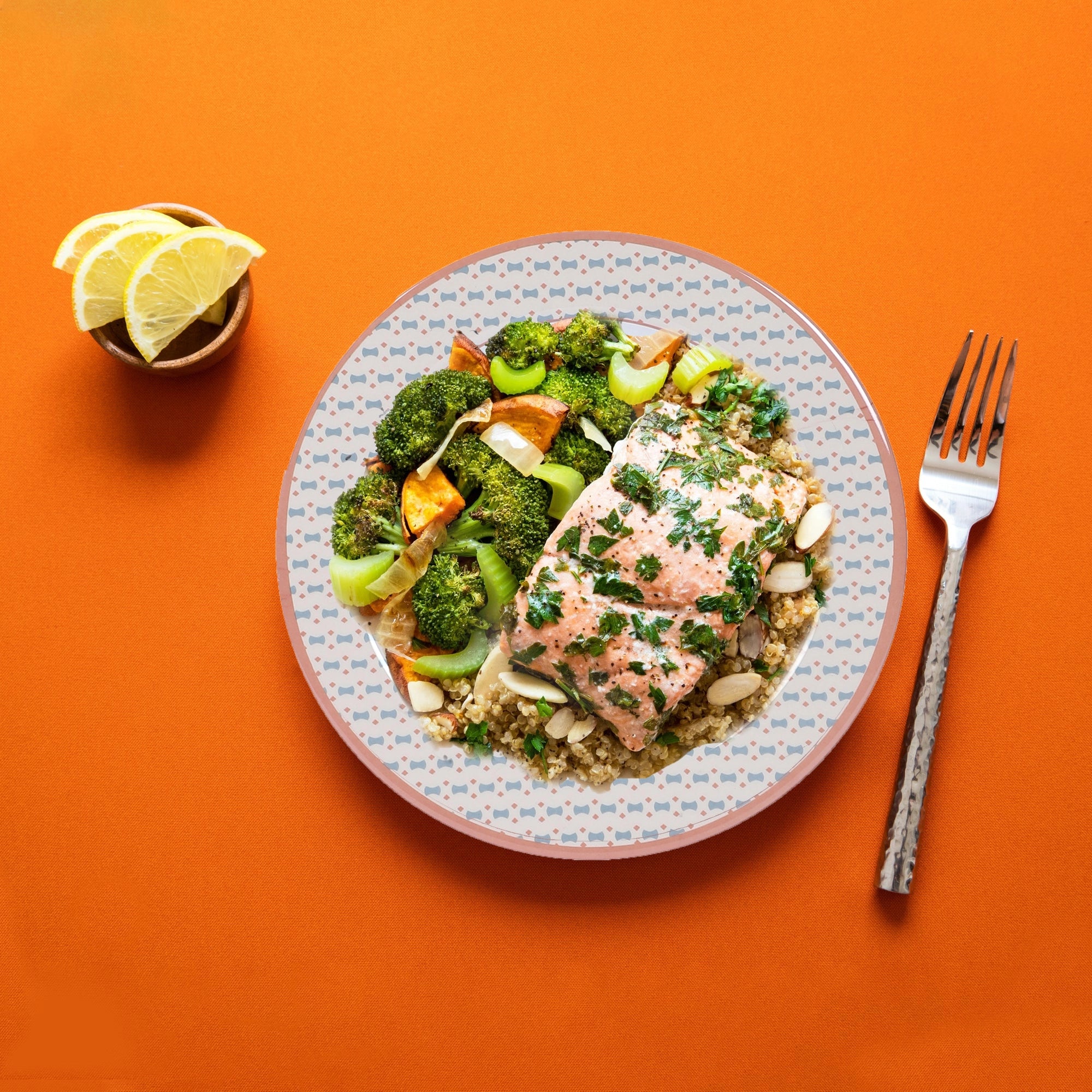 Stehlen Dinnerware, Pure melamine, Vintage, 6 Piece Dinner Plate, Kitchen Set for home- MERDIAN BROWN