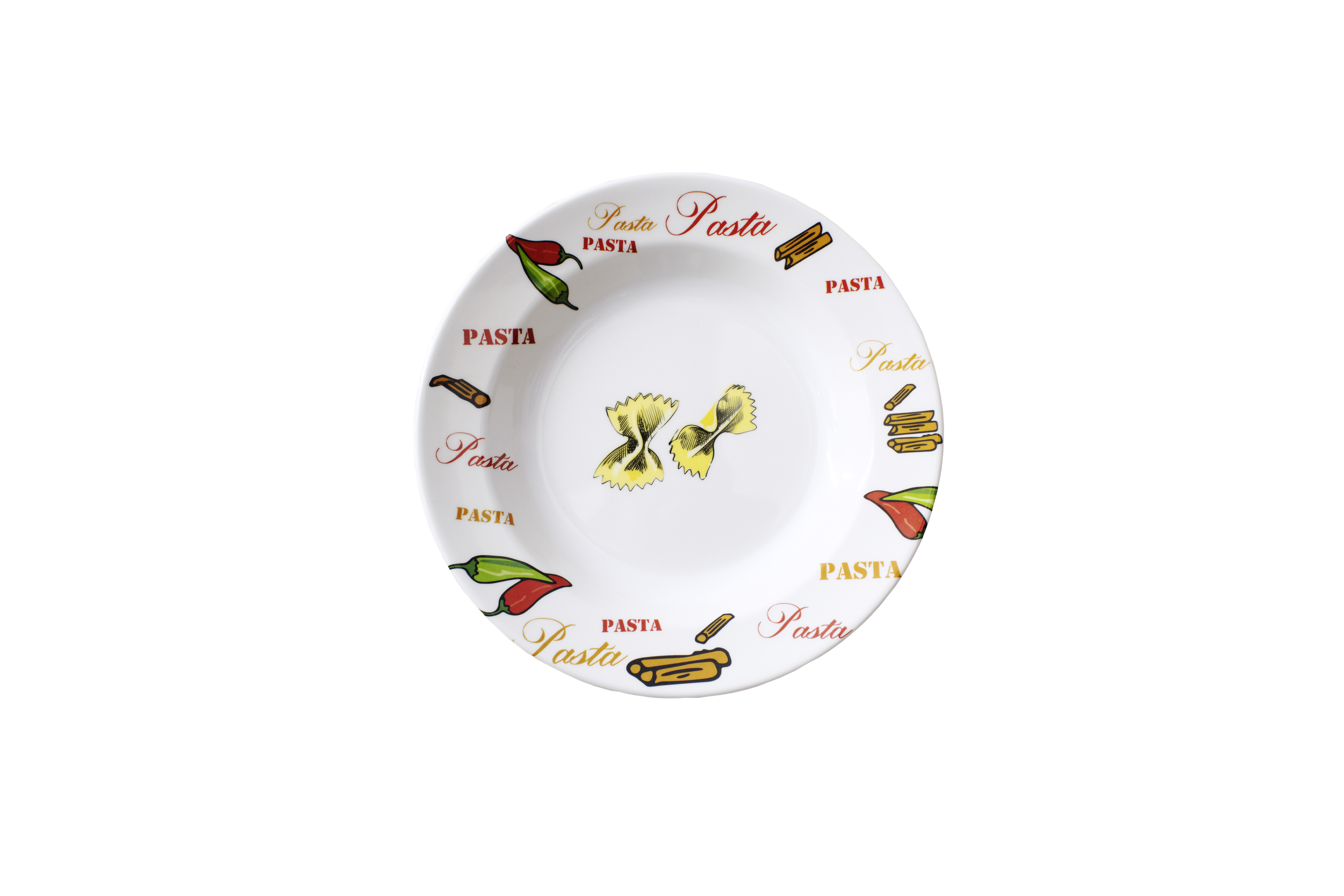Stehlen 100% Pure melamine Pasta Plate- Pasta Design