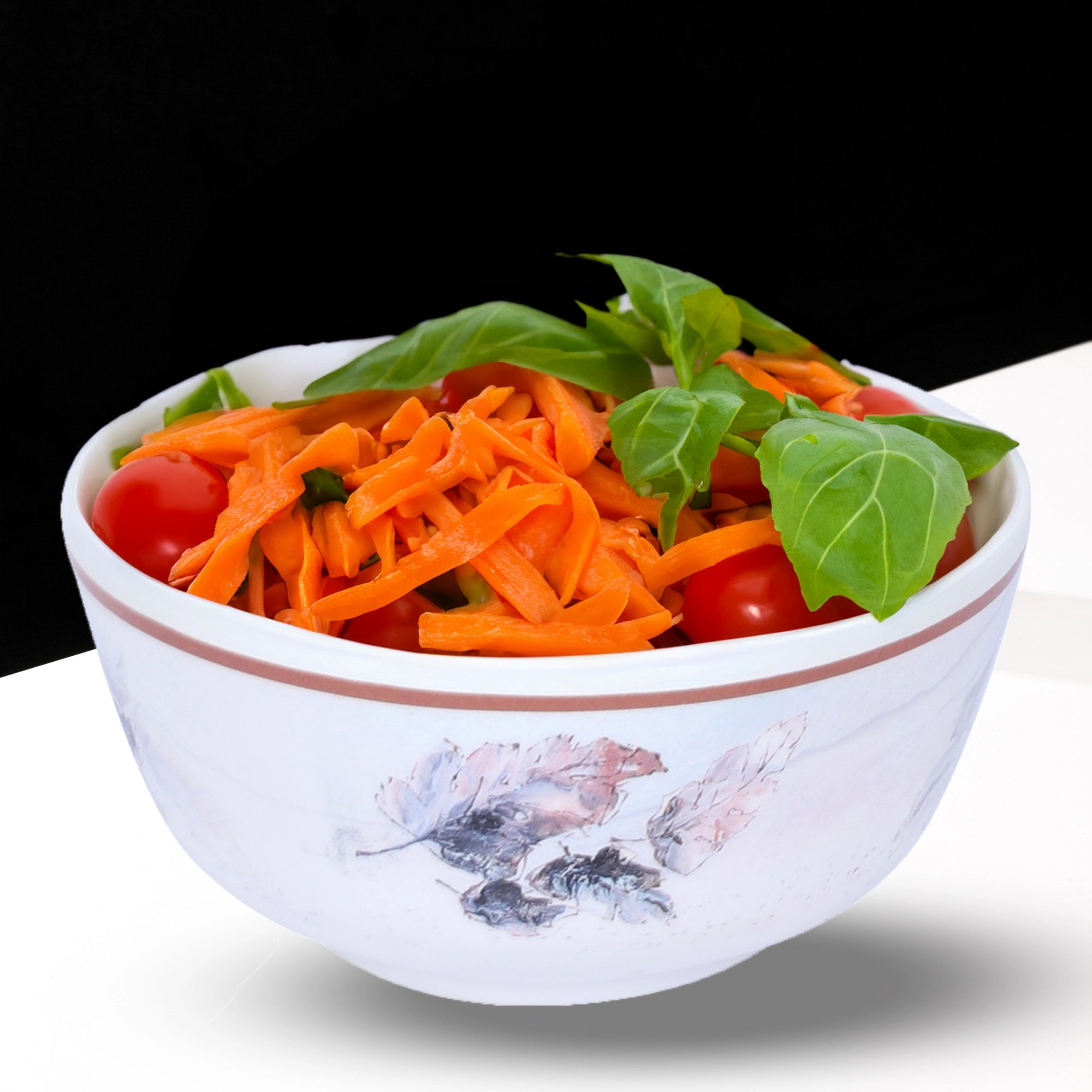 Stehlen Indian Round Dinnerware, Pure melamine, 6 Pcs Kitchen Set for home- MAPLE LEAF