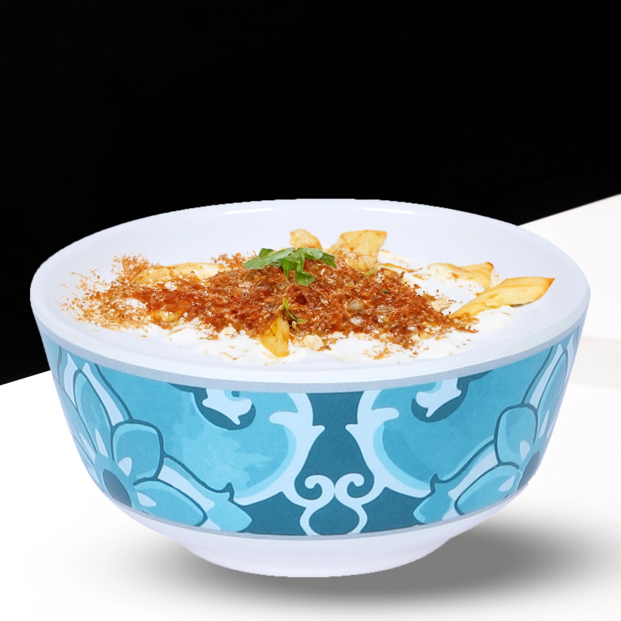 Stehlen Dinnerware, Pure melamine, Vintage, 6 Piece Vegetable Bowl, Kitchen Set for home- MYST BLUE