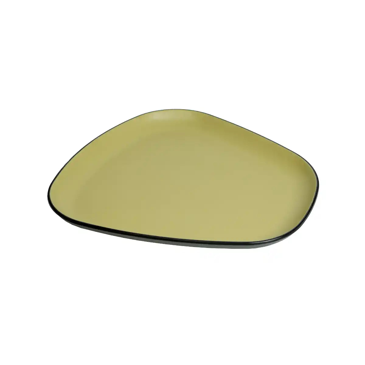Dual Olive Melamine Trinity Platter | 10.5
