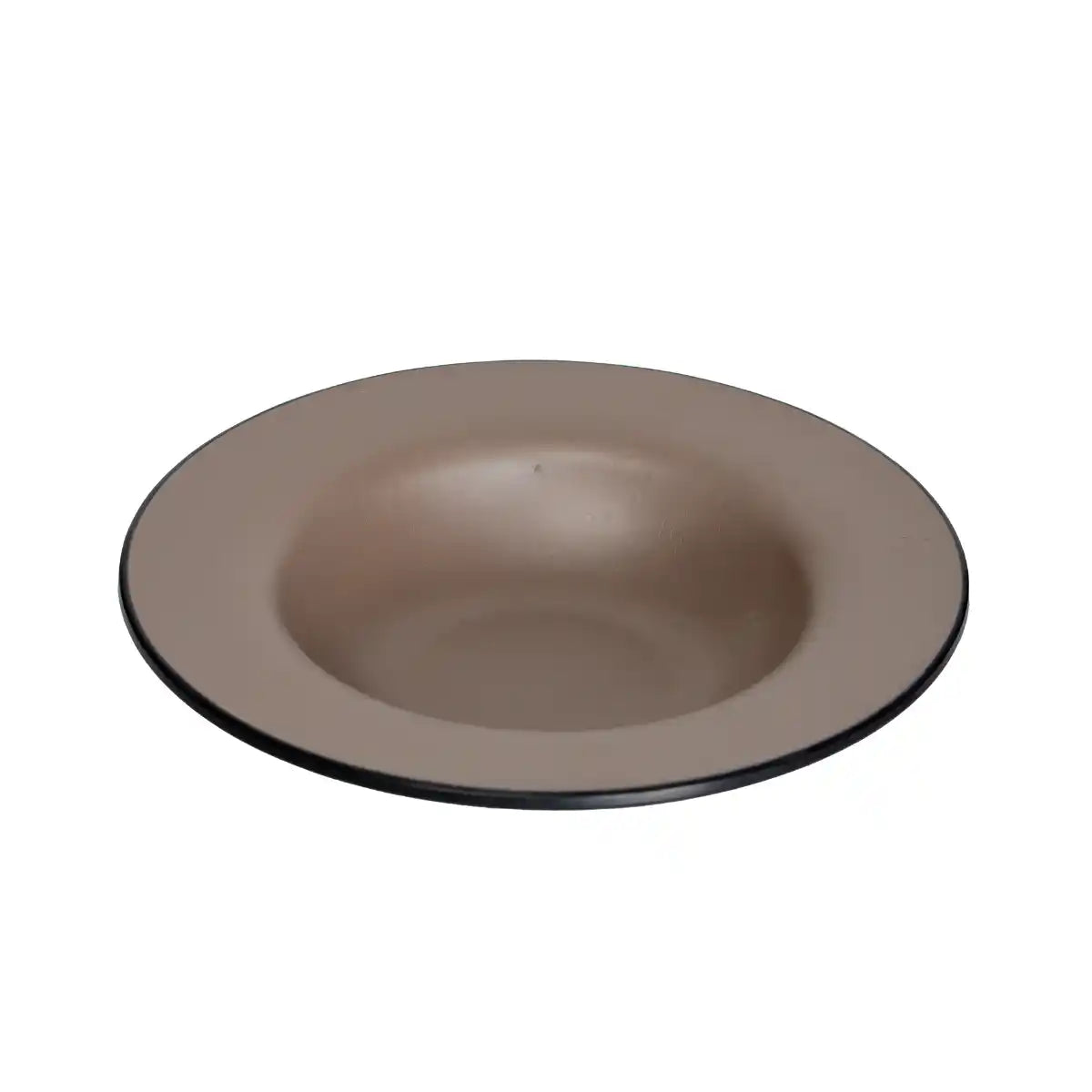 Dual Brown Melamine Pasta Plate | 9