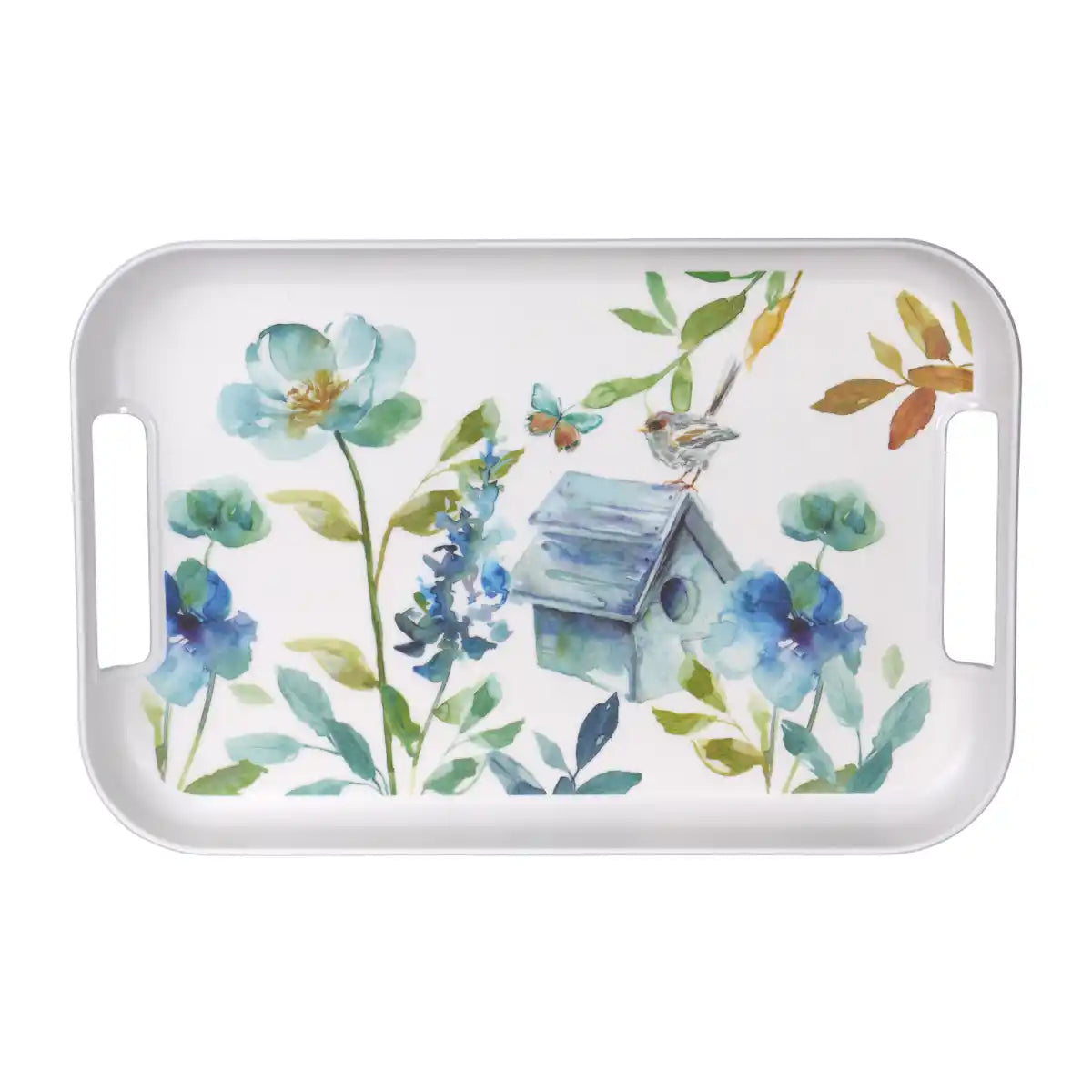 Treehouse Melamine Oracle tray Gift Set with Wooden Lids and Tray | 2-Piece Kitchen Storage Collection