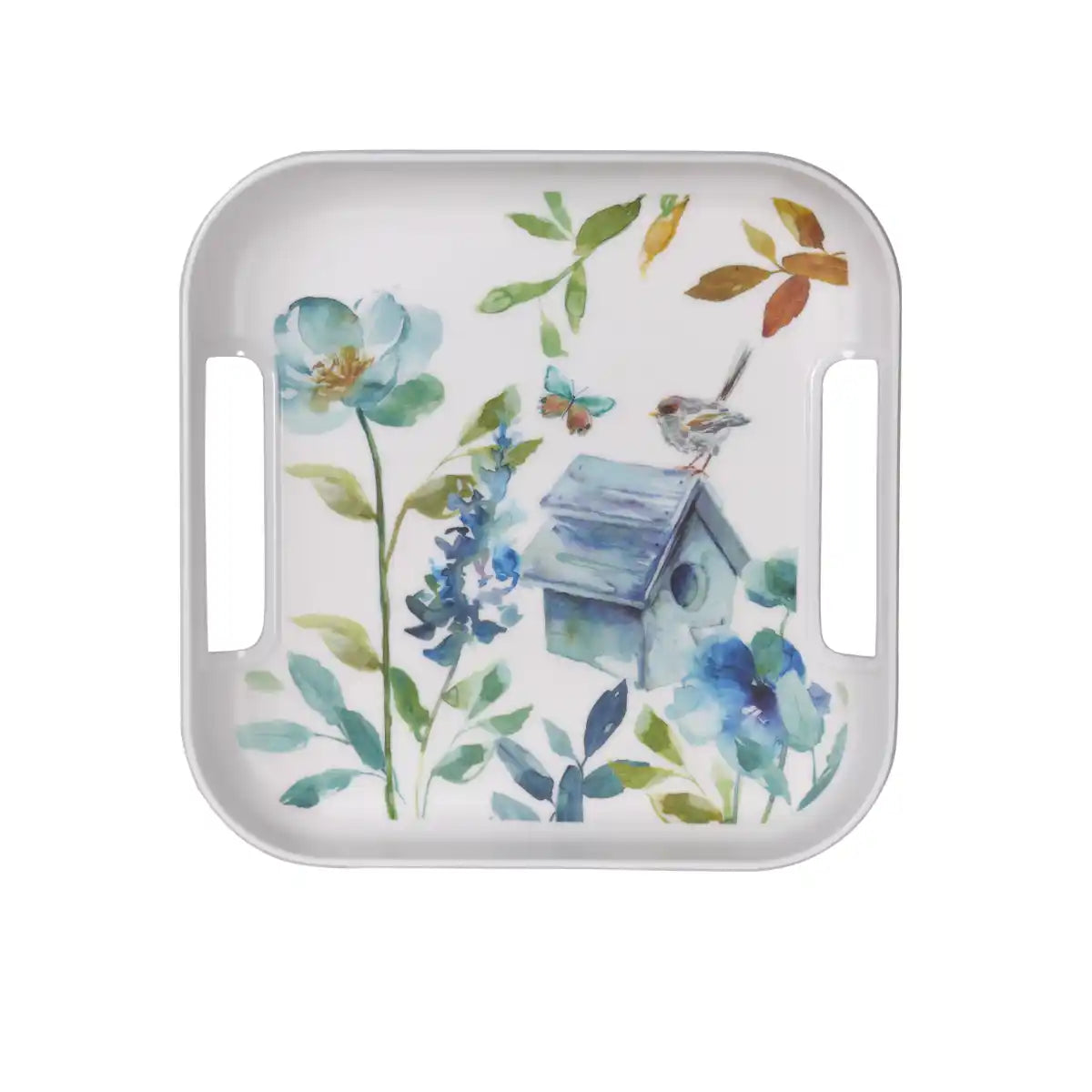 Treehouse Melamine Oracle tray Gift Set with Wooden Lids and Tray | 2-Piece Kitchen Storage Collection