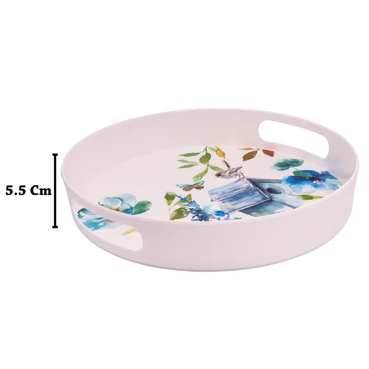 Round Melamine Oriental Tray | Nature Series – 100% Food Safe