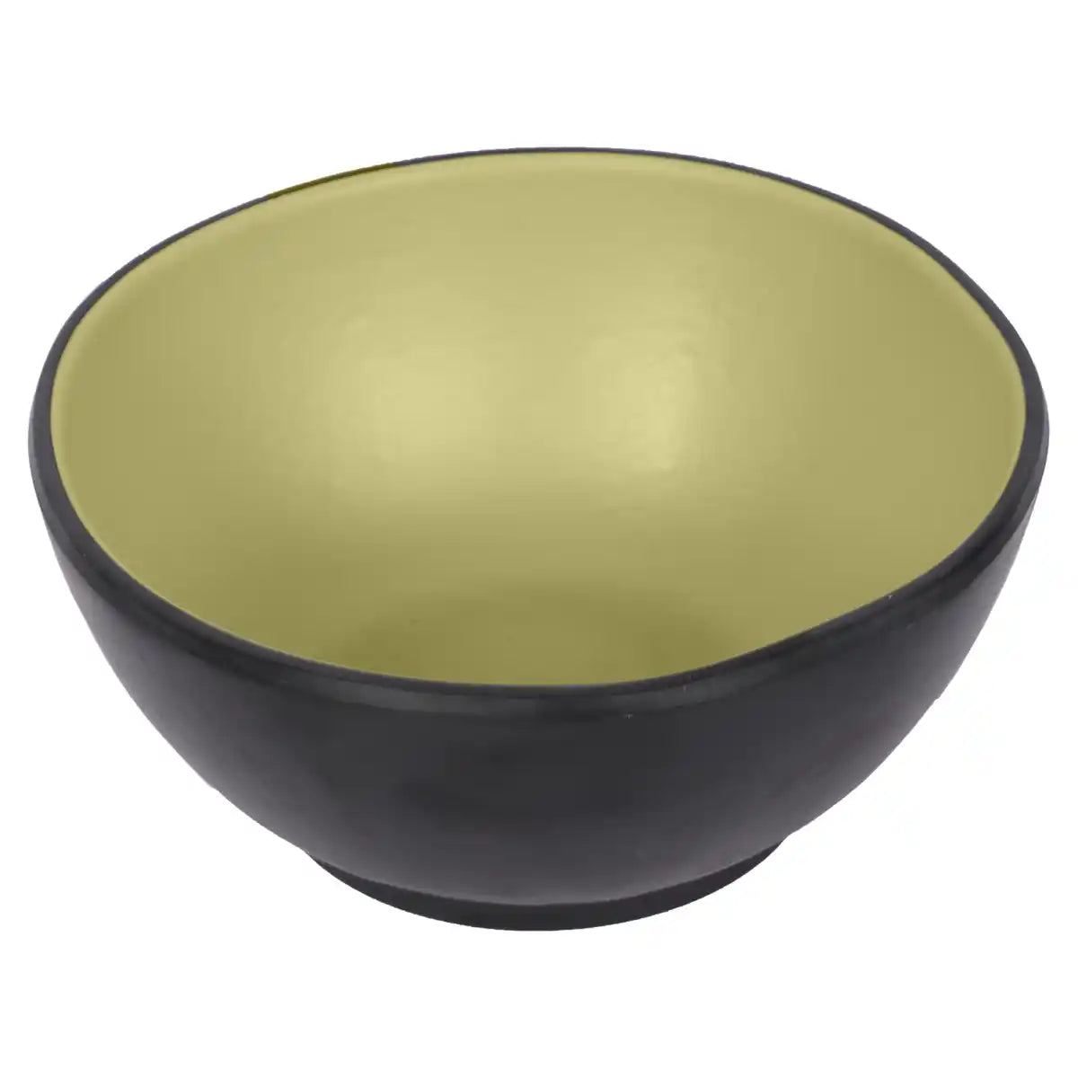 Dual Olive Melamine Serving Bowl | 6.8
