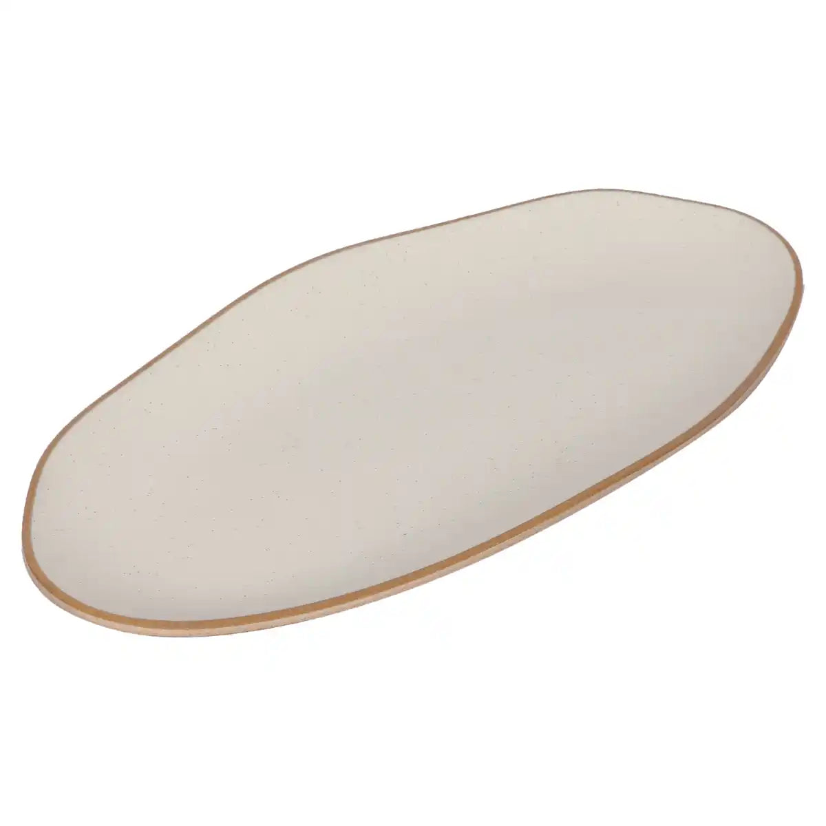 Dual Cream Melamine Platter | 12