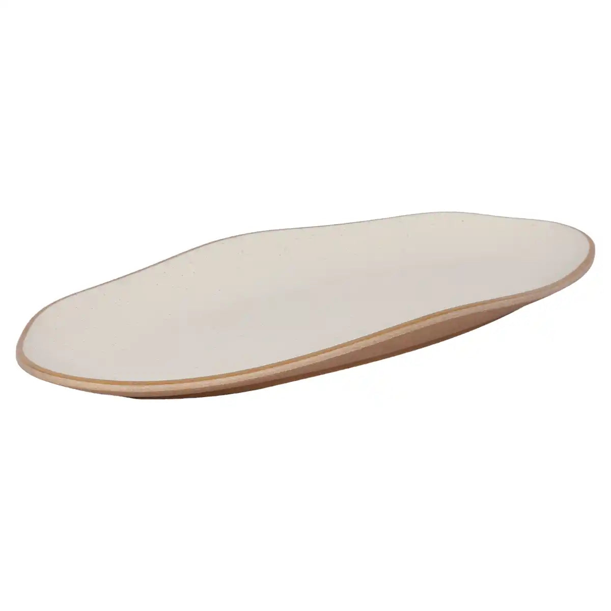 Dual Cream Melamine Platter | 12