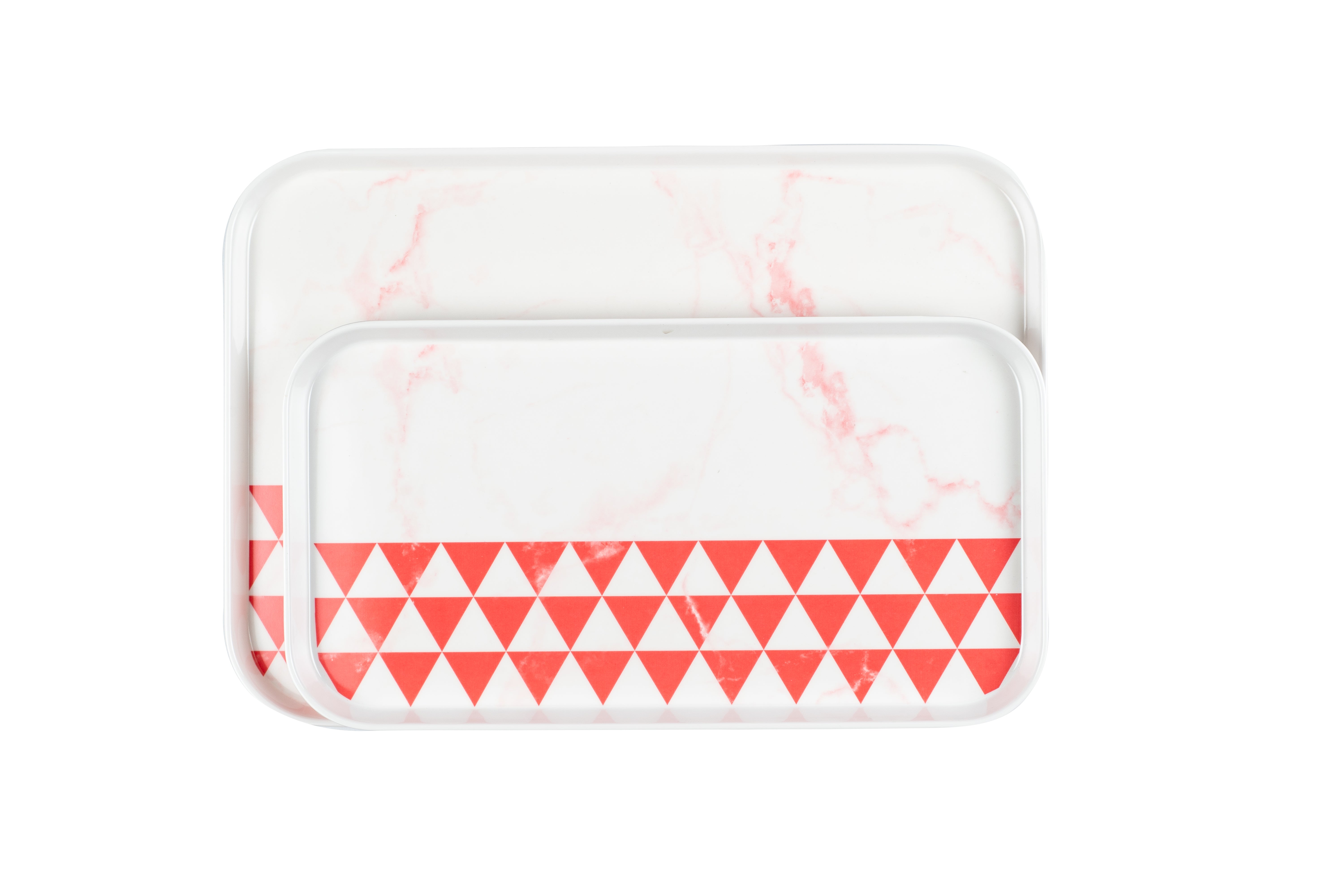 Stehlen 100% Pure melamine Danish Tray - Trio Pink