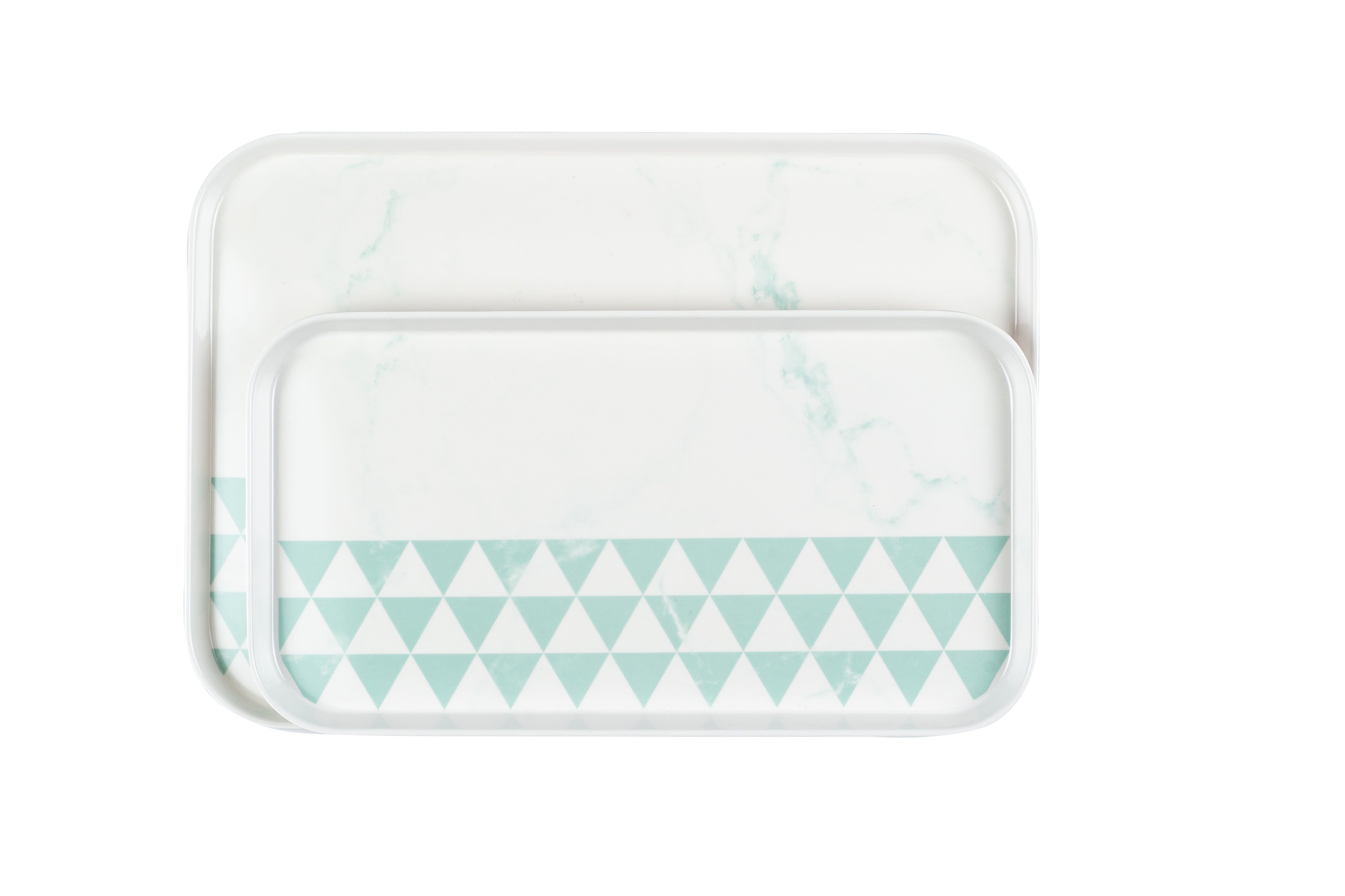 Stehlen 100% Pure melamine Danish Tray- Trio Aqua
