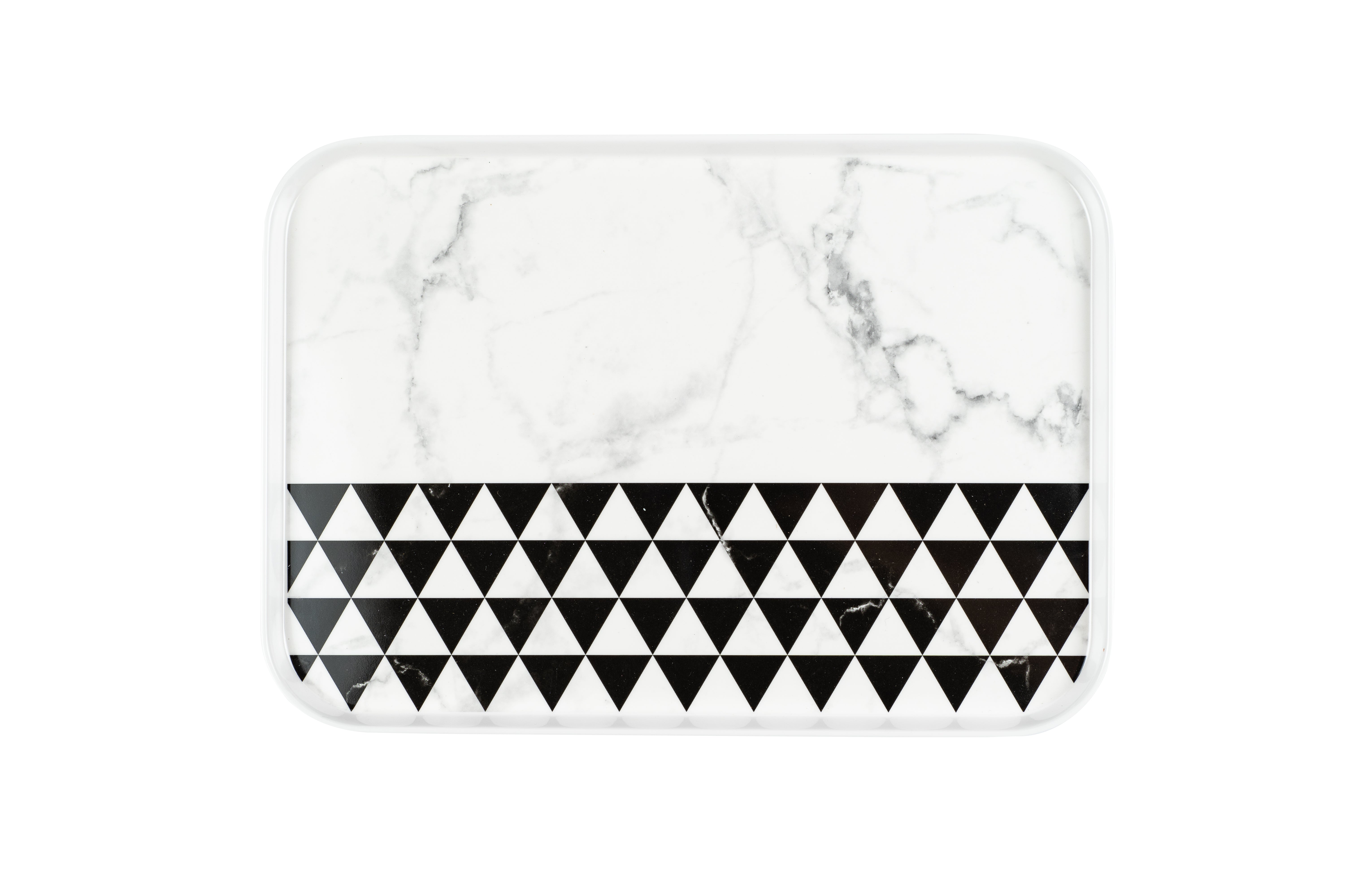Stehlen 100% Pure melamine Danish Tray- Trio Black