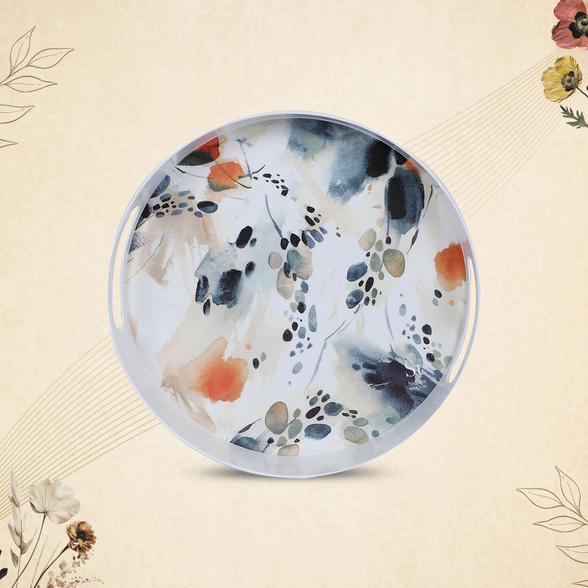 Stehlen 100% Pure melamine Oriental Tray- DESIRE