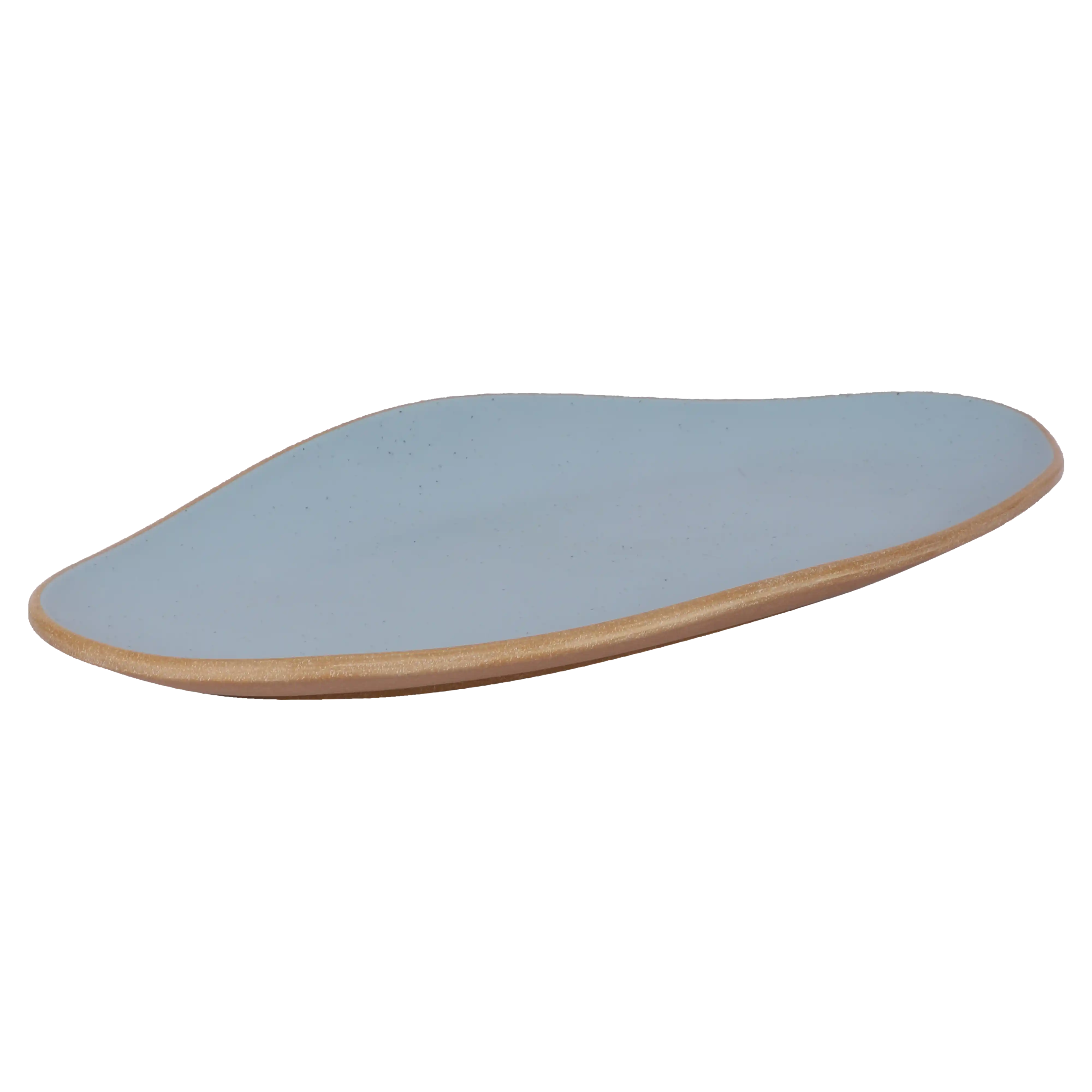 Dual Aqua Melamine Platter | 14.5