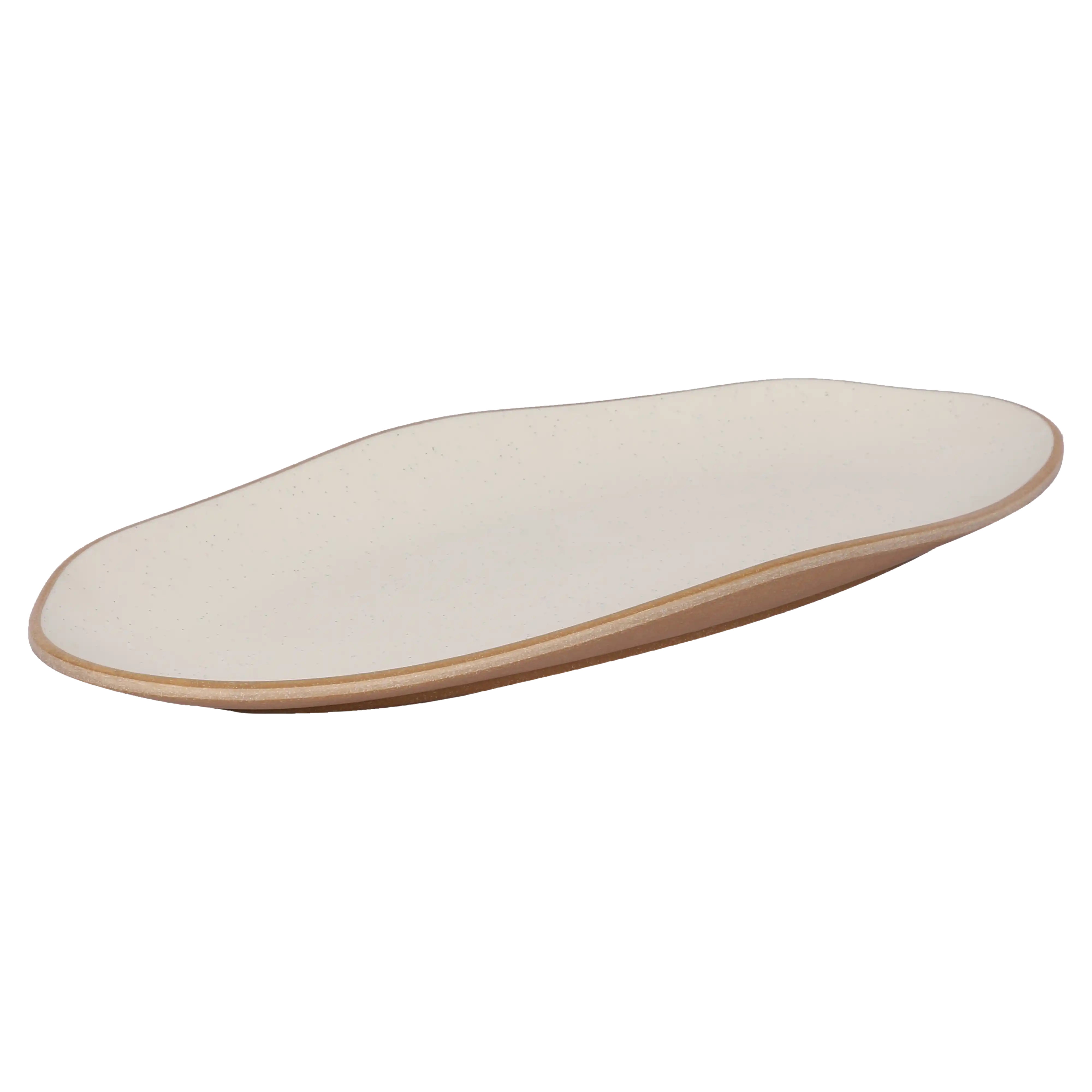 Dual Cream Melamine Platter | 14.5